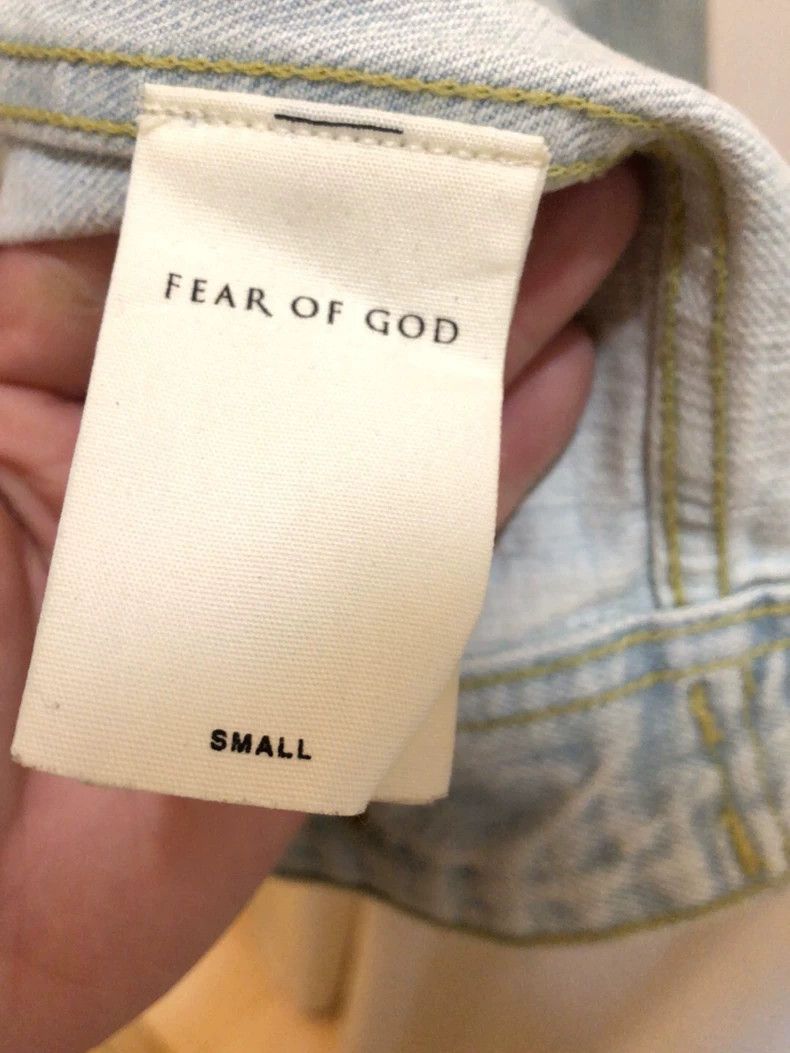 Fear of God FEAR OF GOD Washed Denim Jacket Size US S / EU 44-46 / 1 - 6 Thumbnail