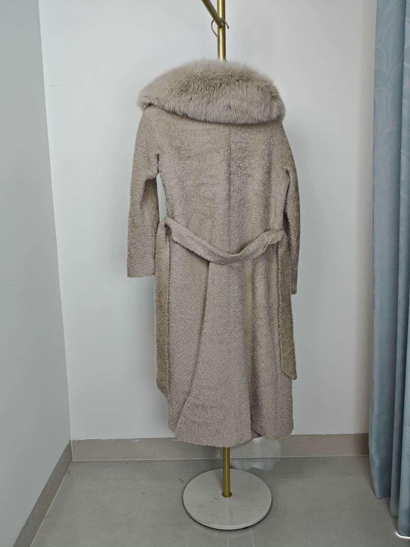 Max Mara MaxMara Studio Alpaca Wool Coat for Women Size US M / EU 48-50 / 2 - 2 Thumbnail