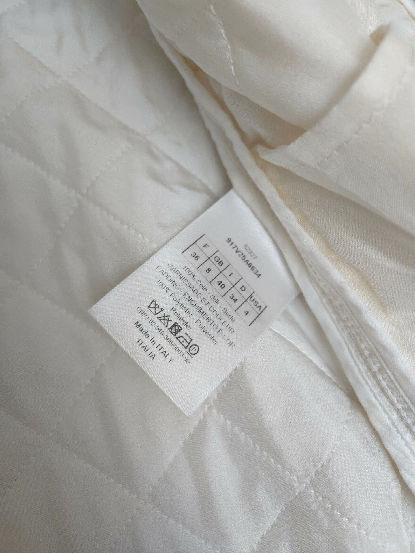 Dior christian dior white quilted jacket Size US M / EU 48-50 / 2 - 6 Thumbnail
