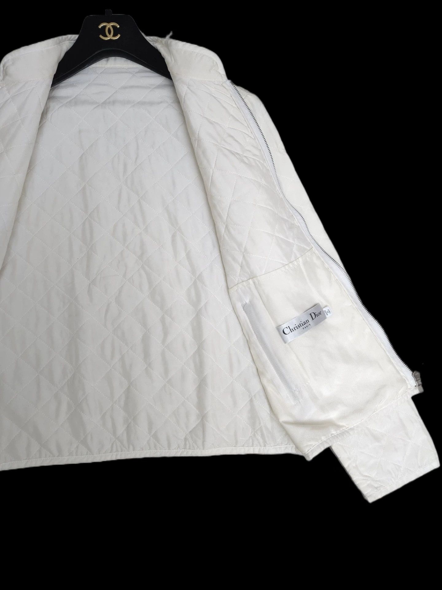 Dior christian dior white quilted jacket Size US M / EU 48-50 / 2 - 4 Thumbnail
