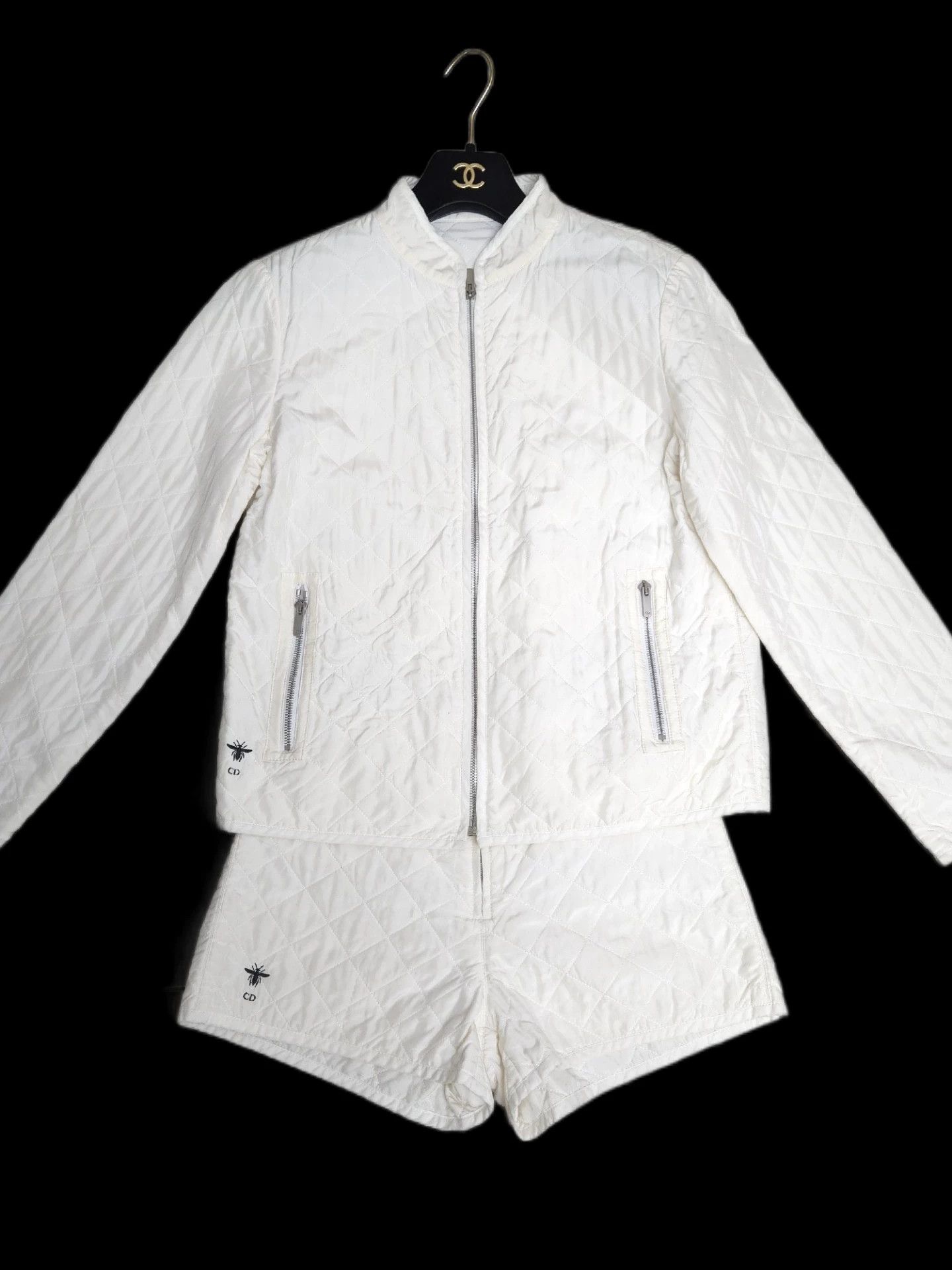 Dior christian dior white quilted jacket Size US M / EU 48-50 / 2 - 3 Thumbnail