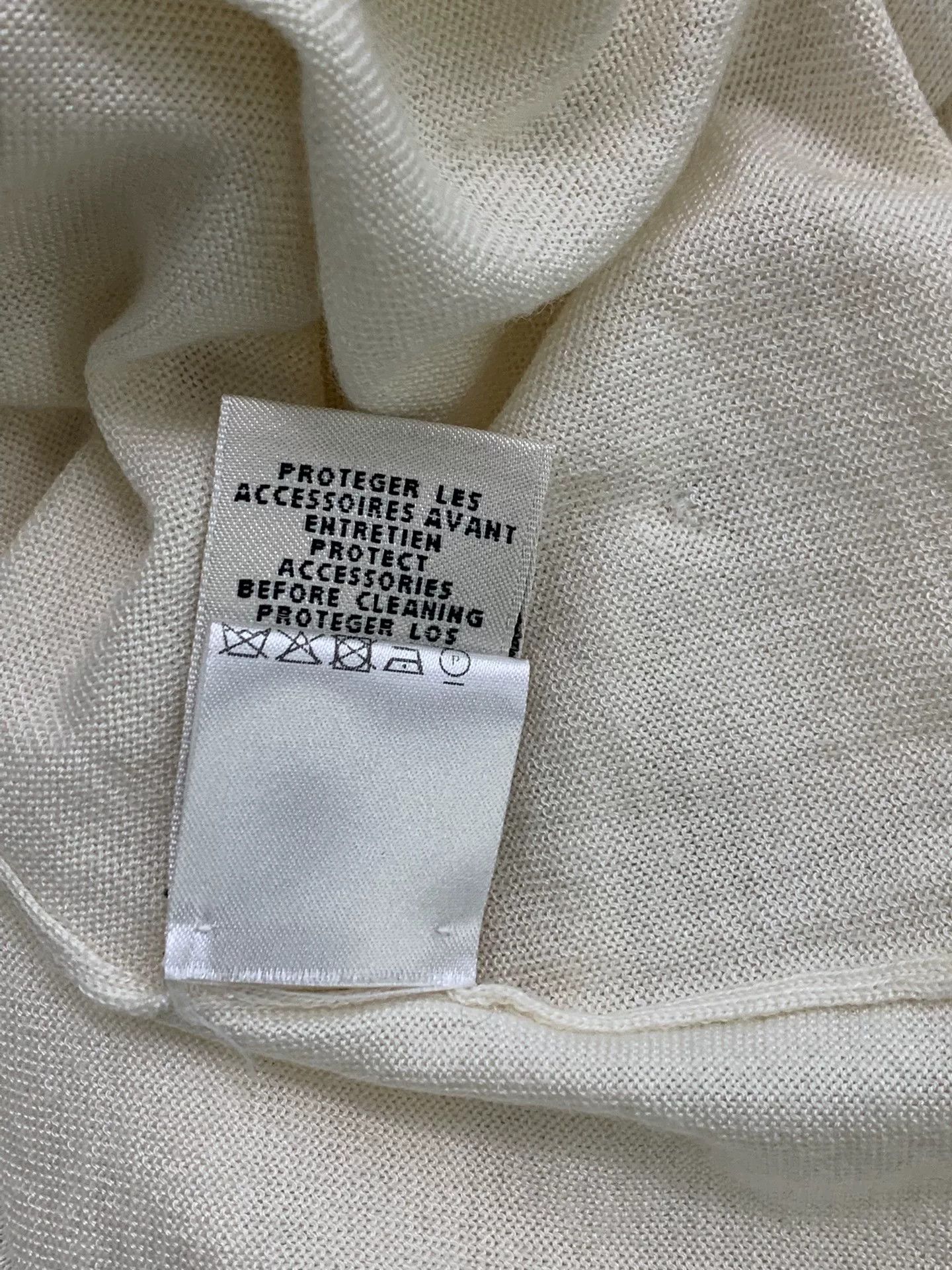 Hermes Hermes White Cashmere Turtleneck Sweater Size US M / EU 48-50 / 2 - 7 Thumbnail