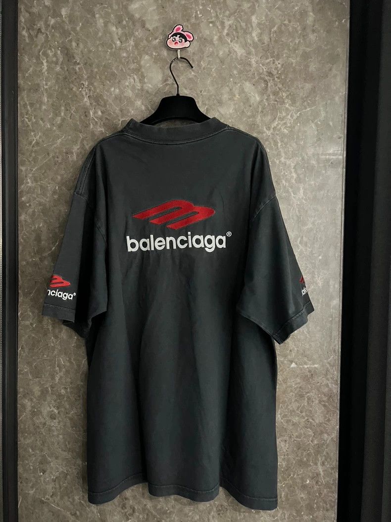 Balenciaga Balenciaga 3B Short Sleeve T-shirt S Size US S / EU 44-46 / 1 - 2 Thumbnail
