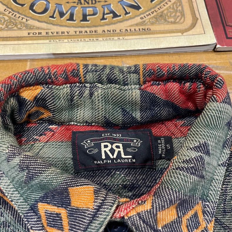 RRL Ralph Lauren RRL Southwest Pattern Button-Up Shirt Size US S / EU 44-46 / 1 - 4 Thumbnail