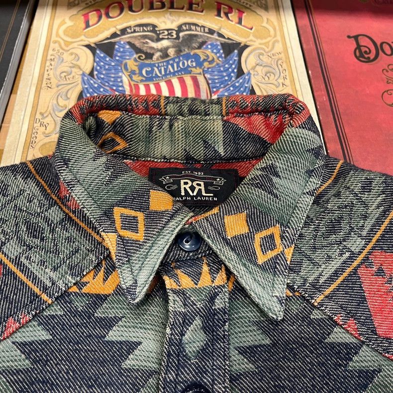 RRL Ralph Lauren RRL Southwest Pattern Button-Up Shirt Size US S / EU 44-46 / 1 - 7 Thumbnail