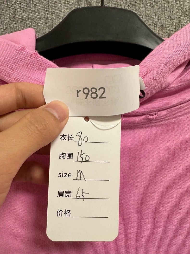 Balenciaga Balenciaga Pink Hooded Sweatshirt Size US M / EU 48-50 / 2 - 5 Thumbnail