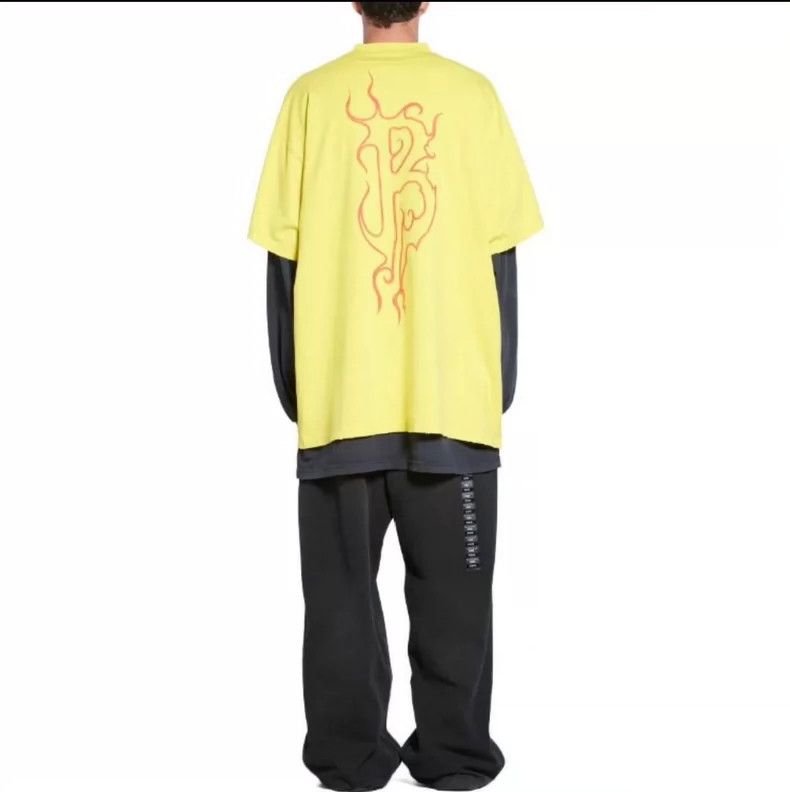 Balenciaga Balenciaga Darkwave Oversized Letter T-Shirt Size US XS / EU 42 / 0 - 5 Thumbnail