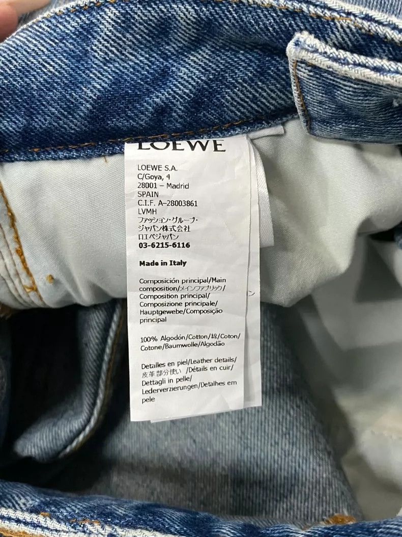 Loewe Loewe Denim Mini Skirt Size US 34 / EU 50 - 6 Thumbnail