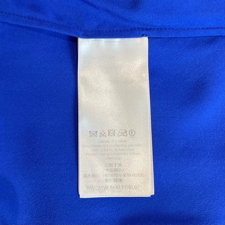 Louis Vuitton Louis Vuitton Blue Silk Shirt Size US XS / EU 42 / 0 - 7 Thumbnail