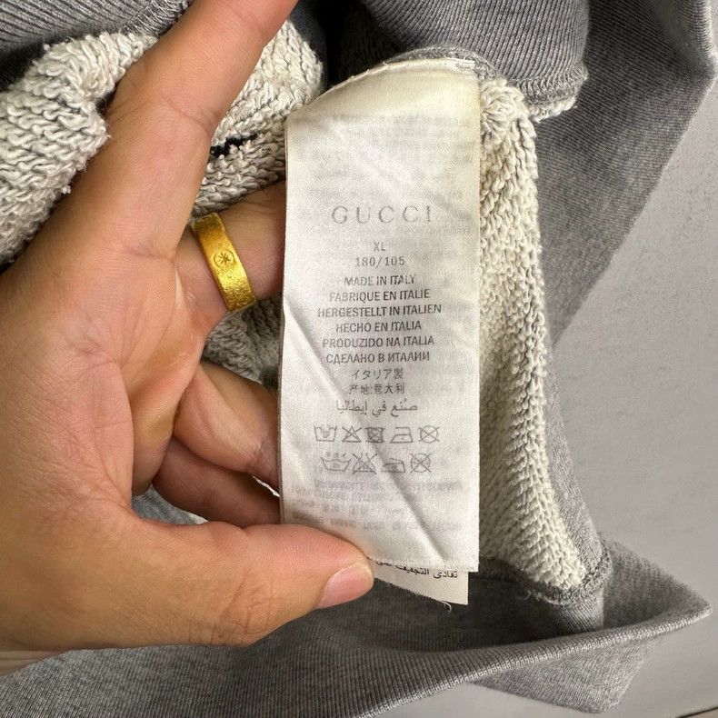 Gucci Gucci Gray Belt Sweatshirt XL Size US XL / EU 56 / 4 - 4 Thumbnail