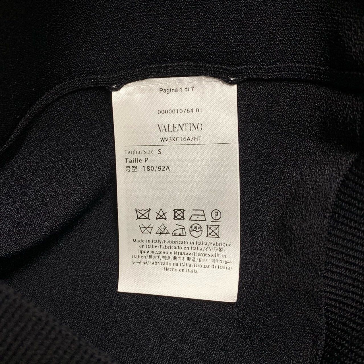 Valentino Valentino Black Rose Long Sleeve Top Size US S / EU 44-46 / 1 - 4 Thumbnail