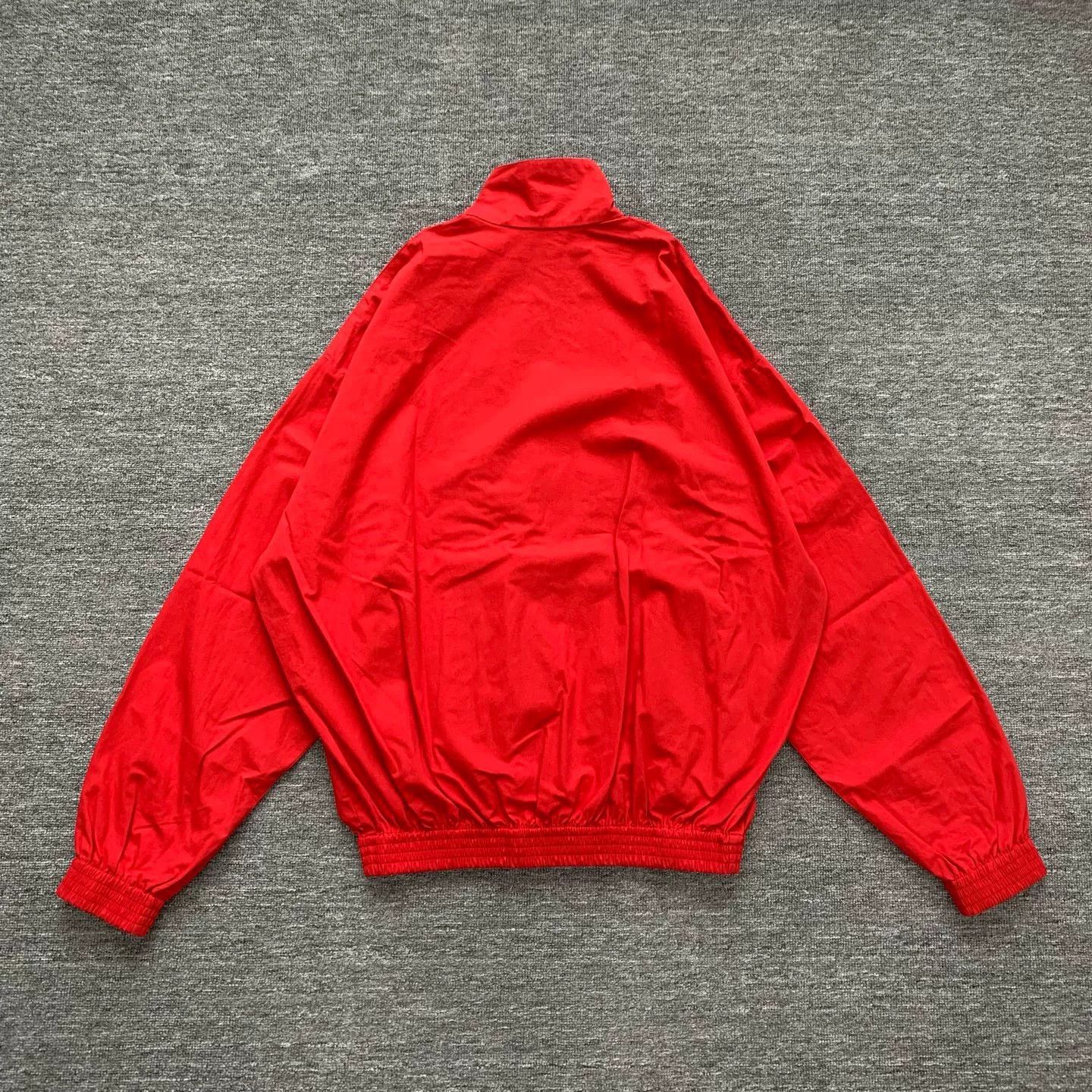 Balenciaga Balenciaga Red Double Logo Windbreaker Jacket Size US XS / EU 42 / 0 - 2 Thumbnail