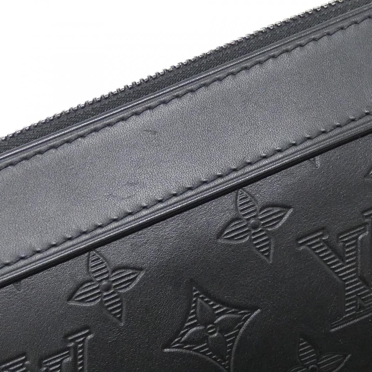 Louis Vuitton Louis Vuitton Louis Vuitton Monogram Shadow Calf Pochette Leather Clutch Bag M62903 DUTY FREE for USA Size ONE SIZE - 6 Thumbnail