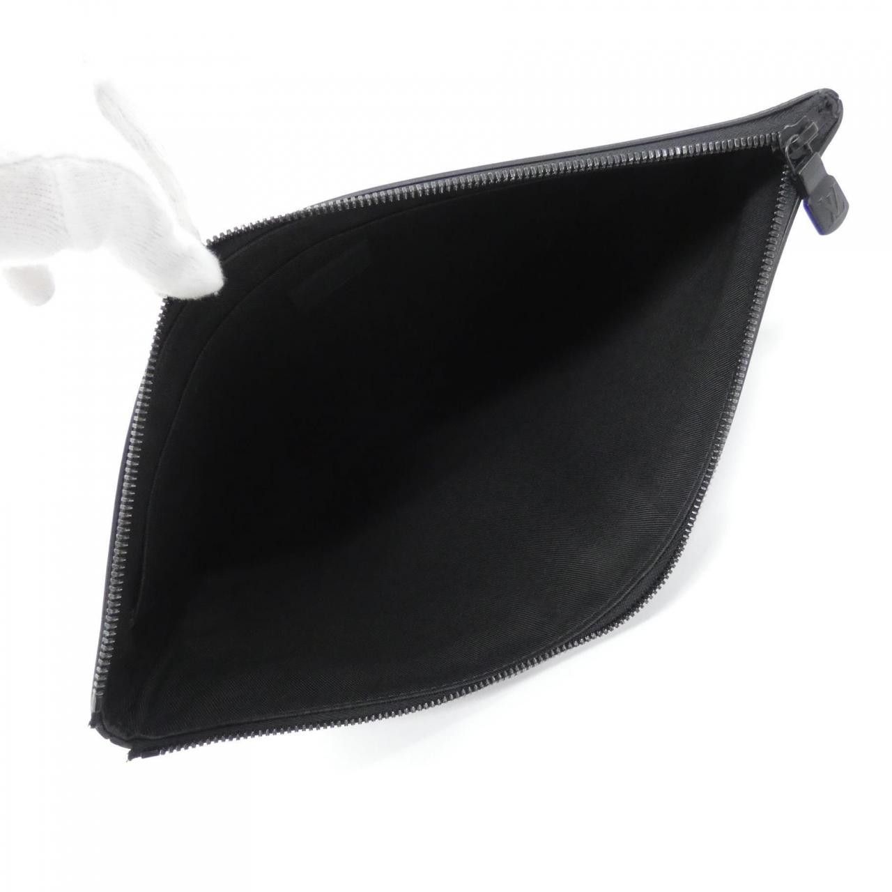 Louis Vuitton Louis Vuitton Louis Vuitton Monogram Shadow Calf Pochette Leather Clutch Bag M62903 DUTY FREE for USA Size ONE SIZE - 9 Thumbnail