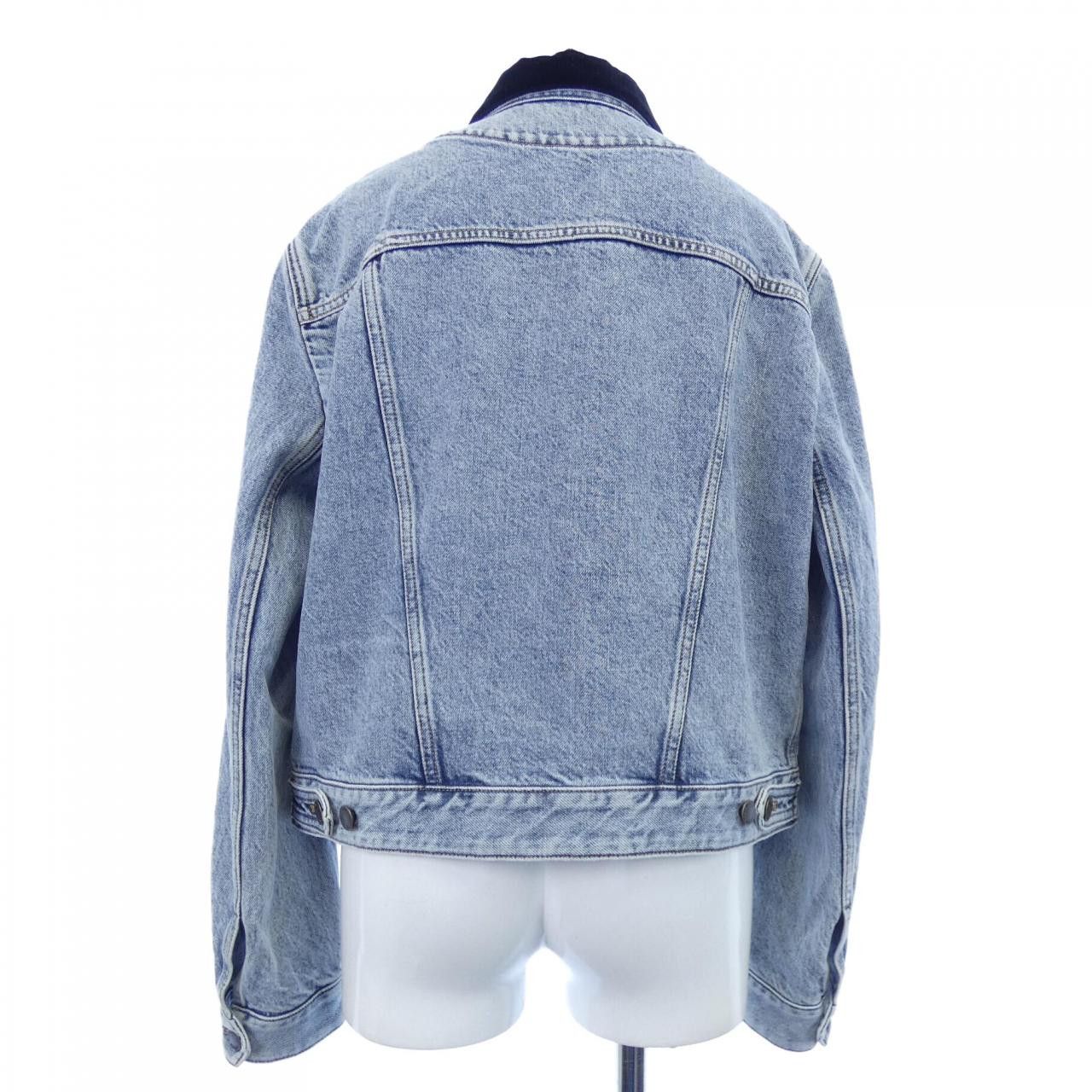 Louis Vuitton Louis Vuitton Louis Vuitton Denim Jacket Denim Outerwear FQJA31EFY DUTY FREE for USA Size ONE SIZE - 2 Thumbnail