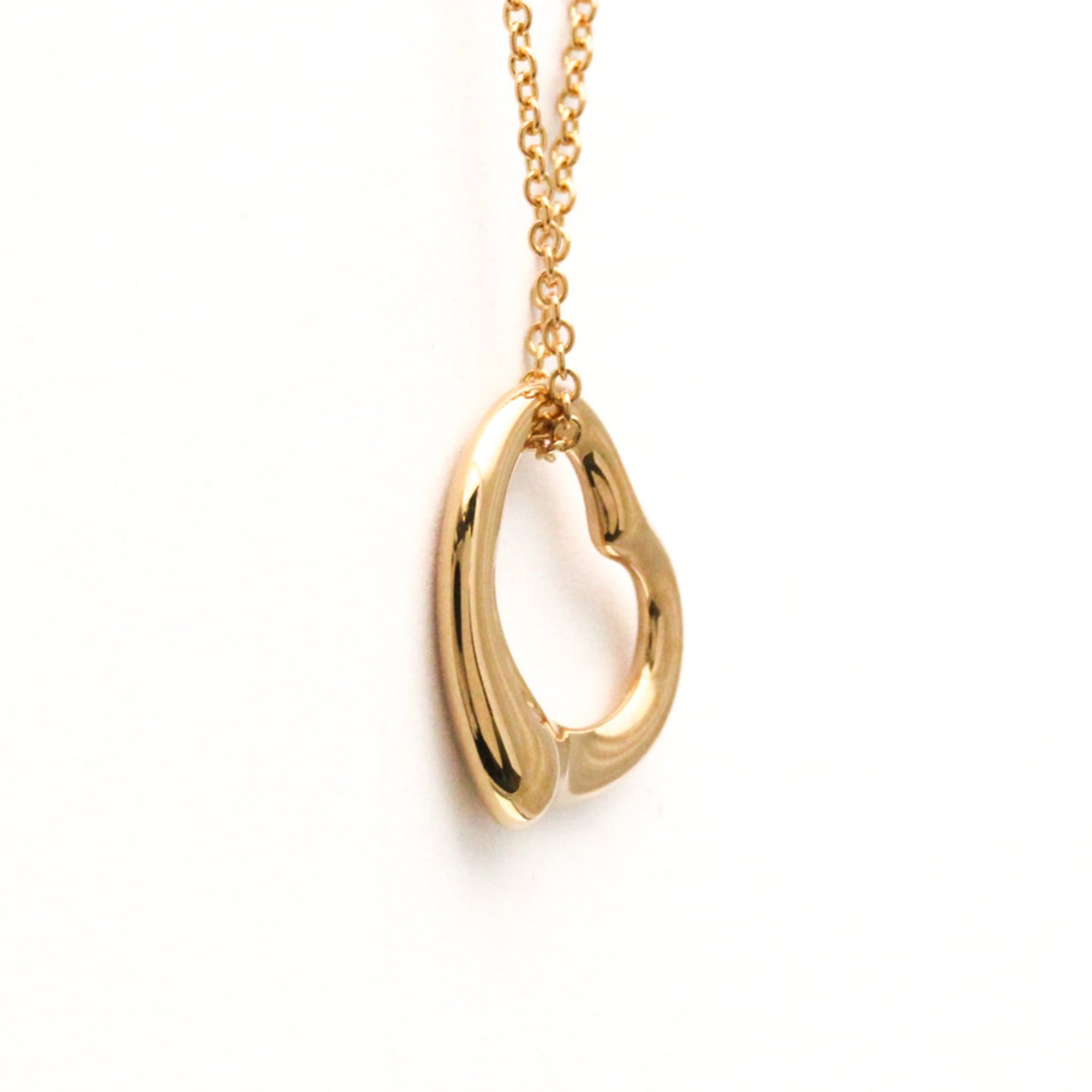 Tiffany & Co. Tiffany Open Heart Pink Gold (18K) No Stone Men,Women Fashion Pendant Necklace (Pink Gold) Size ONE SIZE - 11 Thumbnail