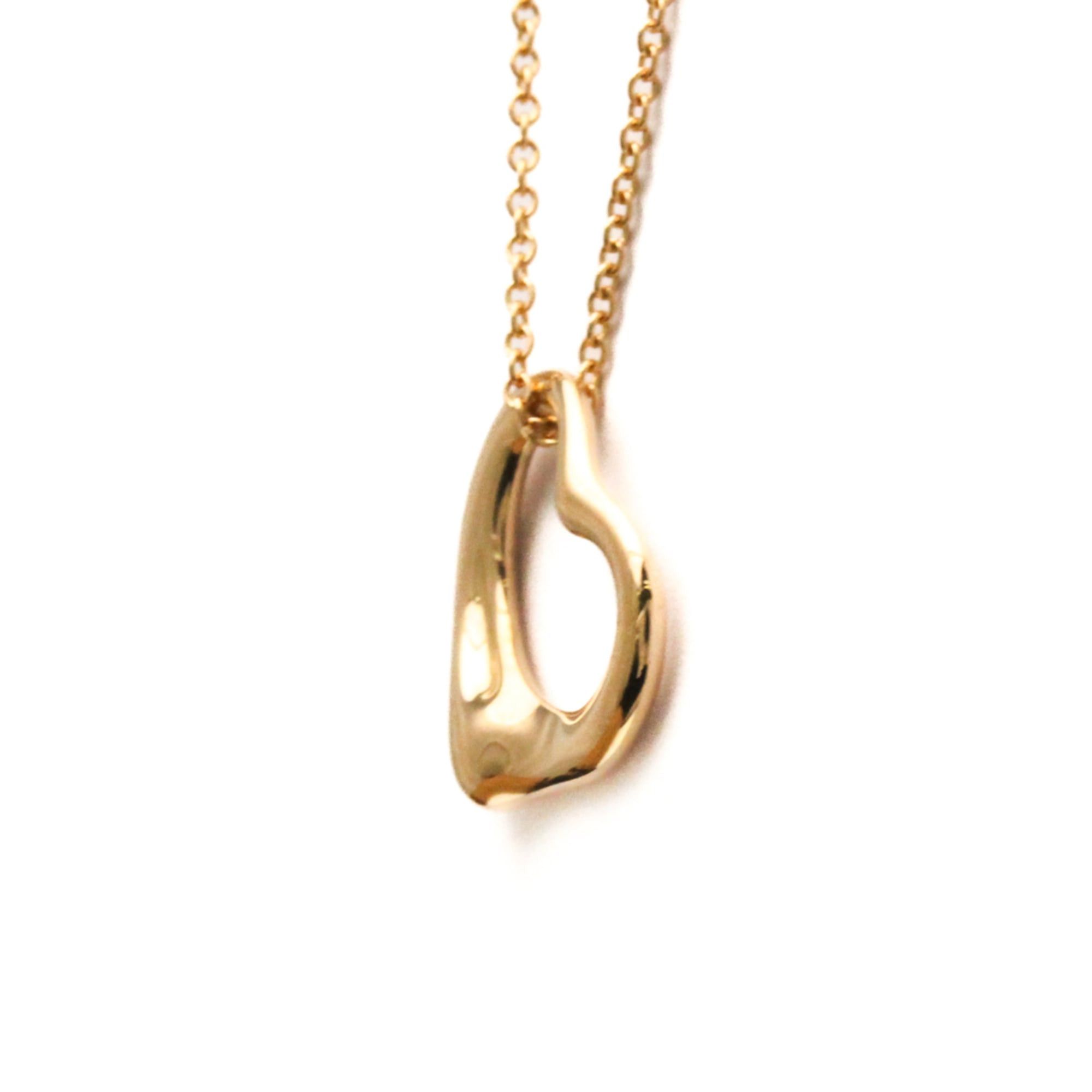 Tiffany & Co. Tiffany Open Heart Pink Gold (18K) No Stone Men,Women Fashion Pendant Necklace (Pink Gold) Size ONE SIZE - 10 Thumbnail