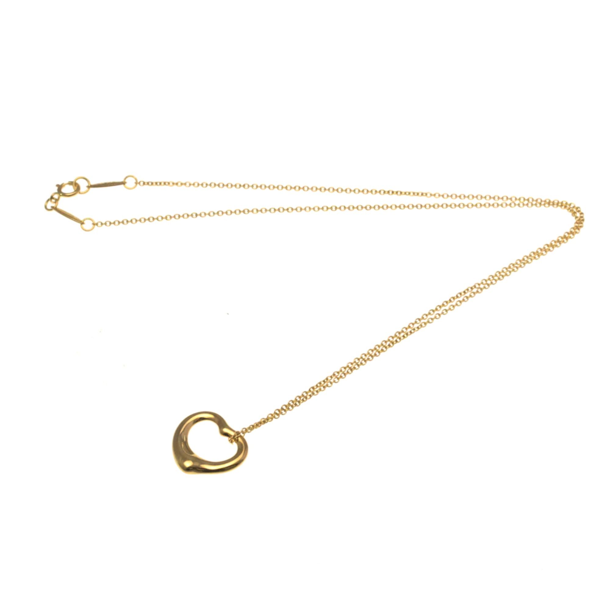 Tiffany & Co. Tiffany Open Heart Pink Gold (18K) No Stone Men,Women Fashion Pendant Necklace (Pink Gold) Size ONE SIZE - 14 Thumbnail