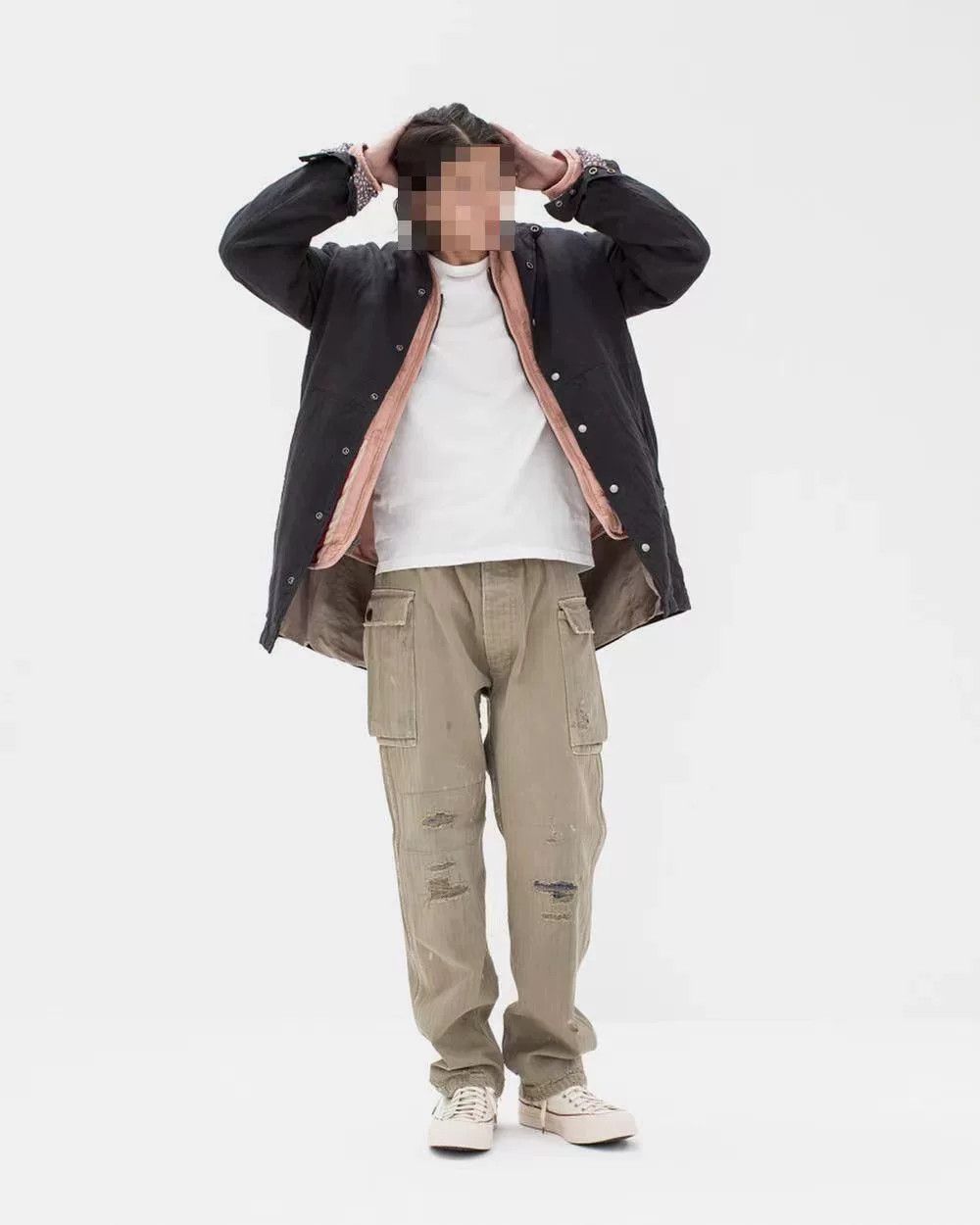 Visvim visvim veterans herringbone cargo pants Size US 30 / EU 46 - 4 Thumbnail