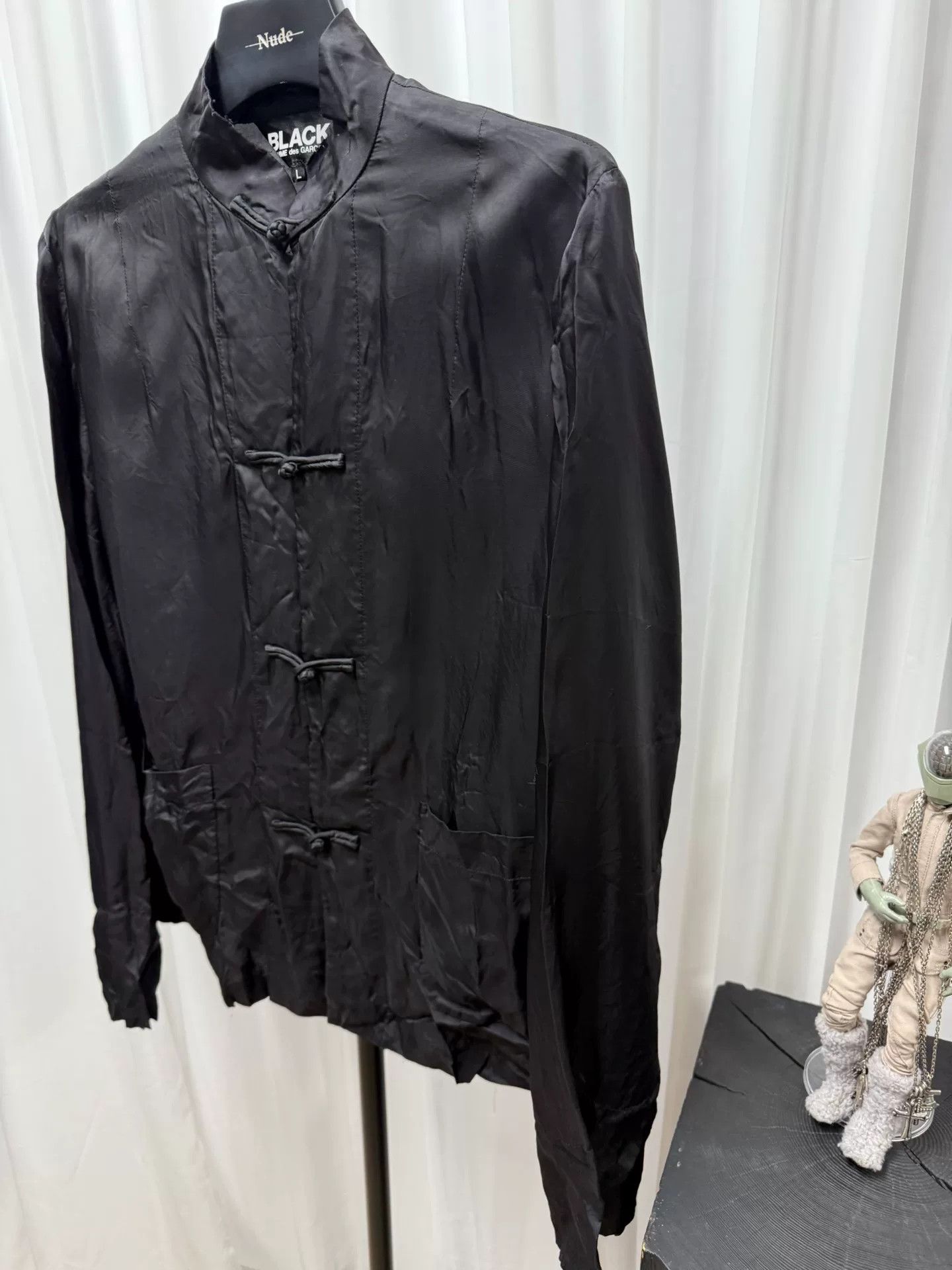 Comme des Garcons comme des garcons black silk embroidered jacket Size US L / EU 52-54 / 3 - 2 Thumbnail