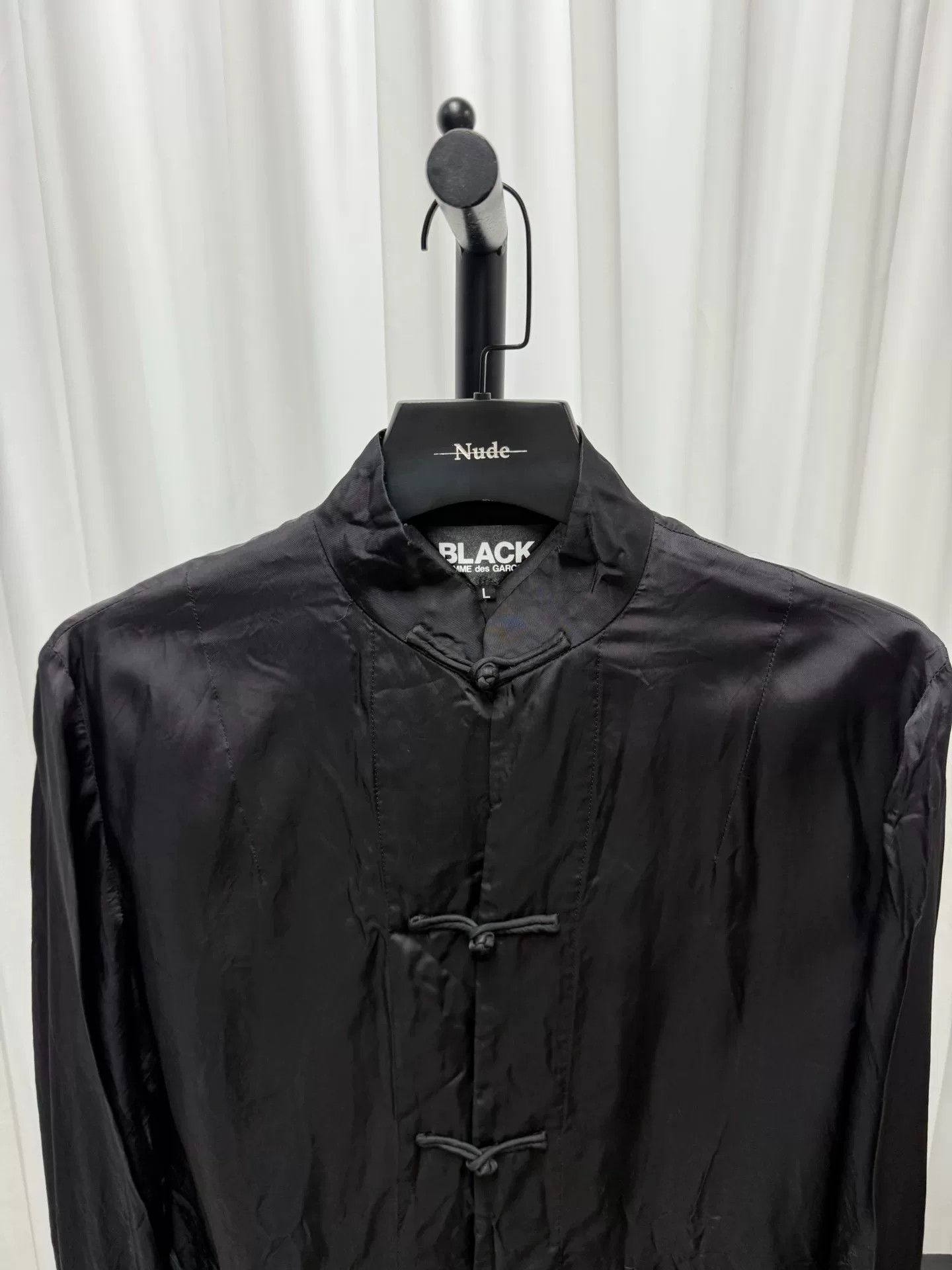 Comme des Garcons comme des garcons black silk embroidered jacket Size US L / EU 52-54 / 3 - 3 Thumbnail