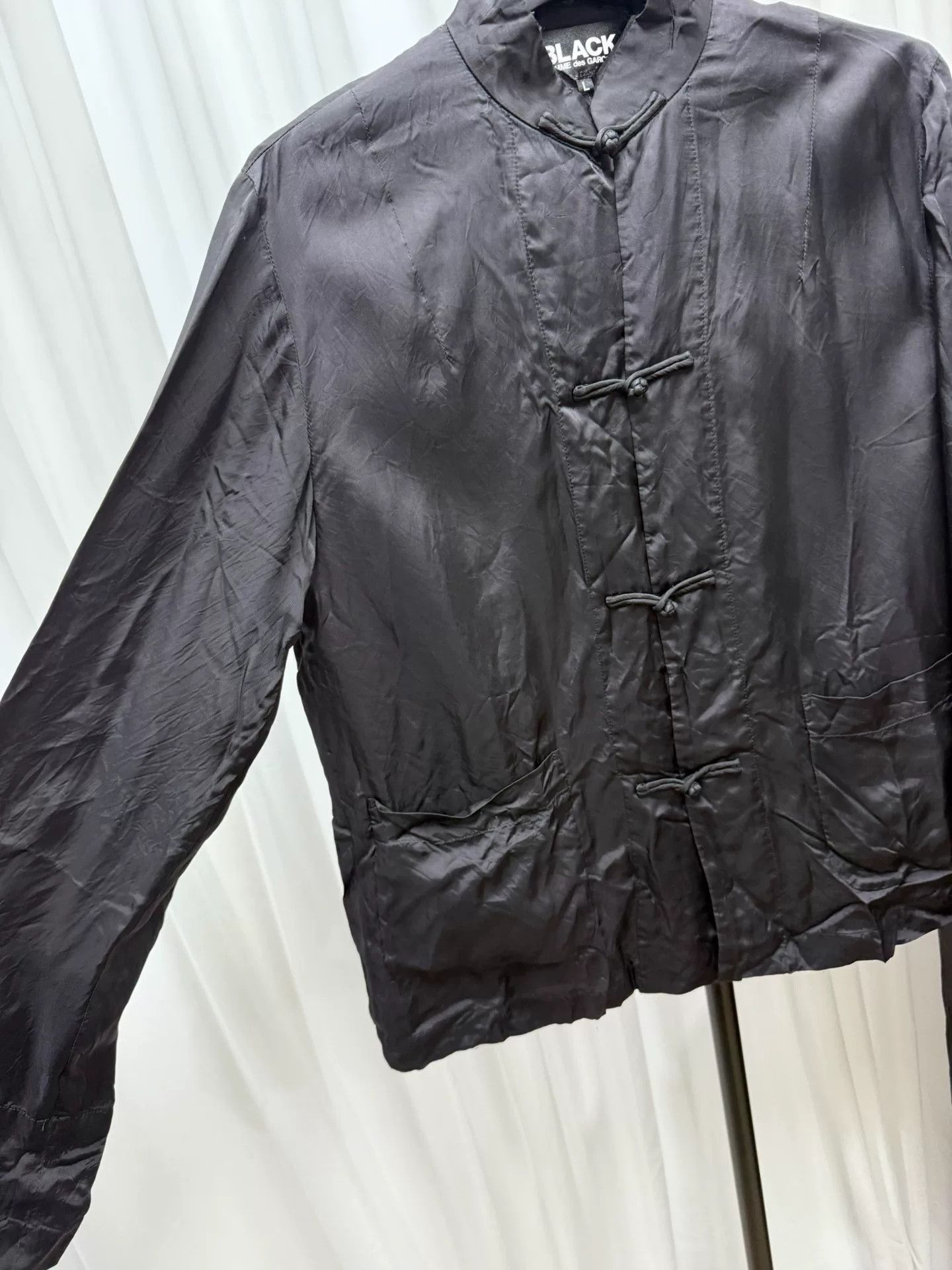 Comme des Garcons comme des garcons black silk embroidered jacket Size US L / EU 52-54 / 3 - 5 Thumbnail