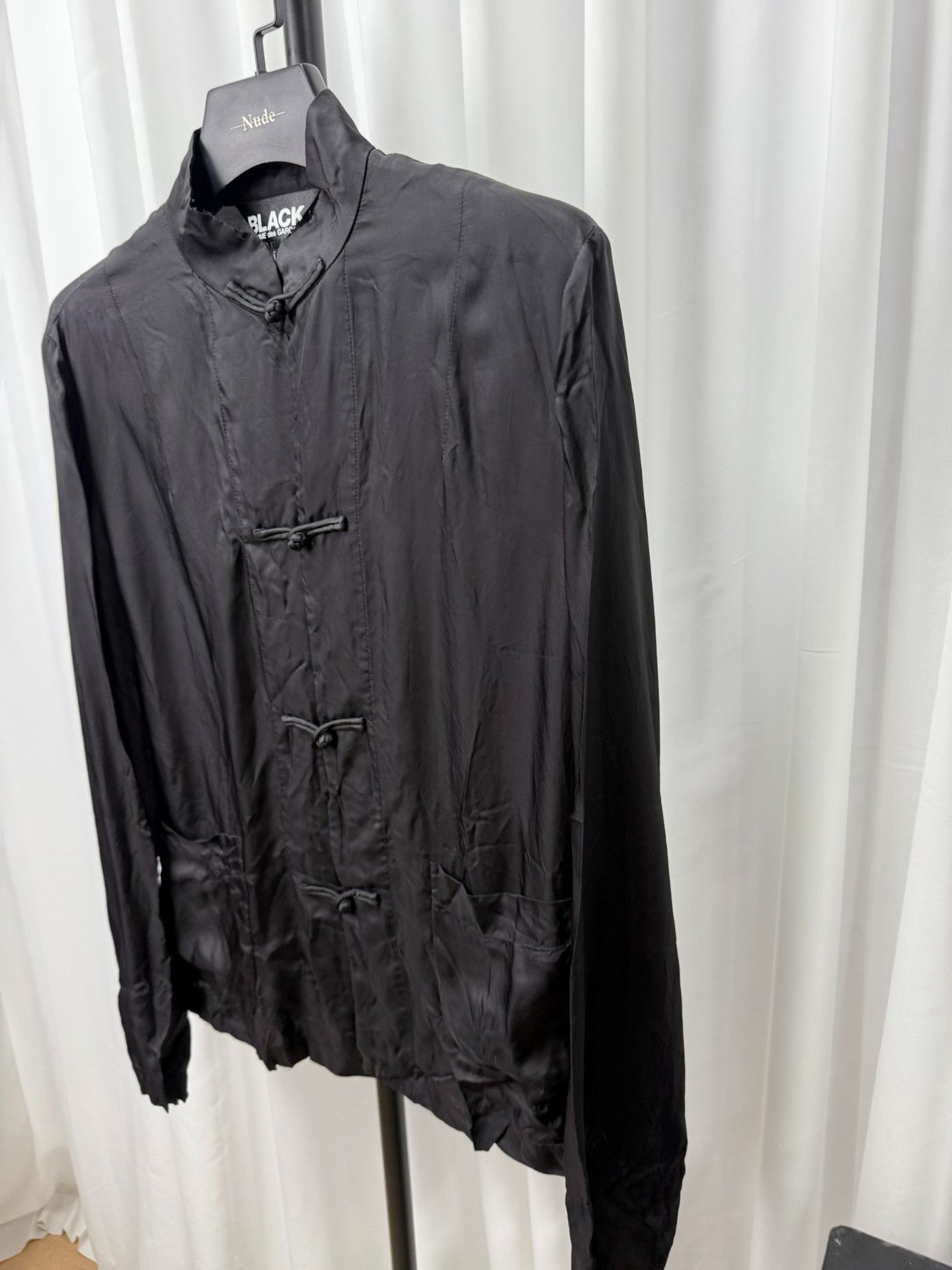 Comme des Garcons comme des garcons black embroidered silk jacket Size US L / EU 52-54 / 3 - 4 Thumbnail