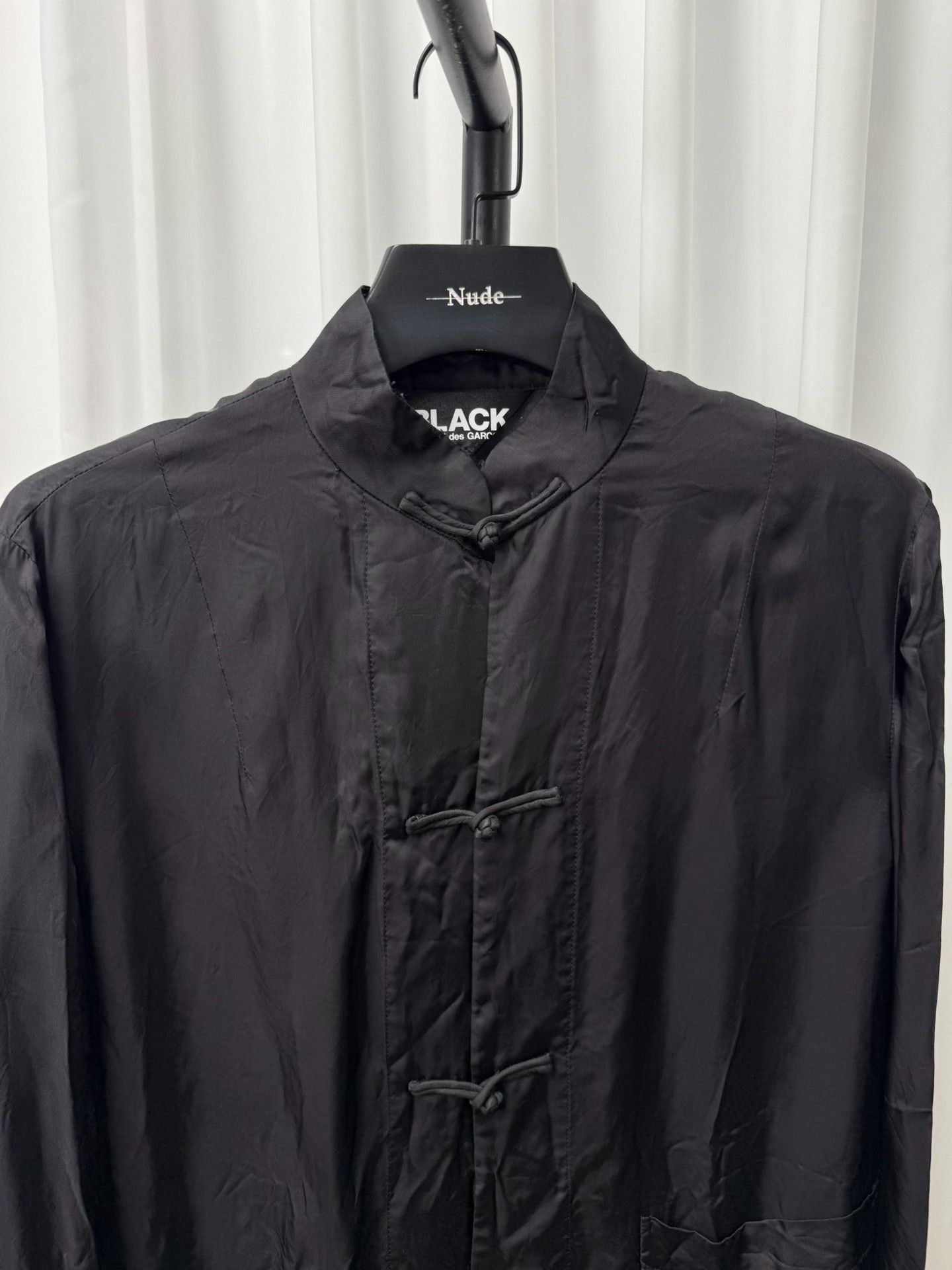 Comme des Garcons comme des garcons black embroidered silk jacket Size US L / EU 52-54 / 3 - 2 Thumbnail
