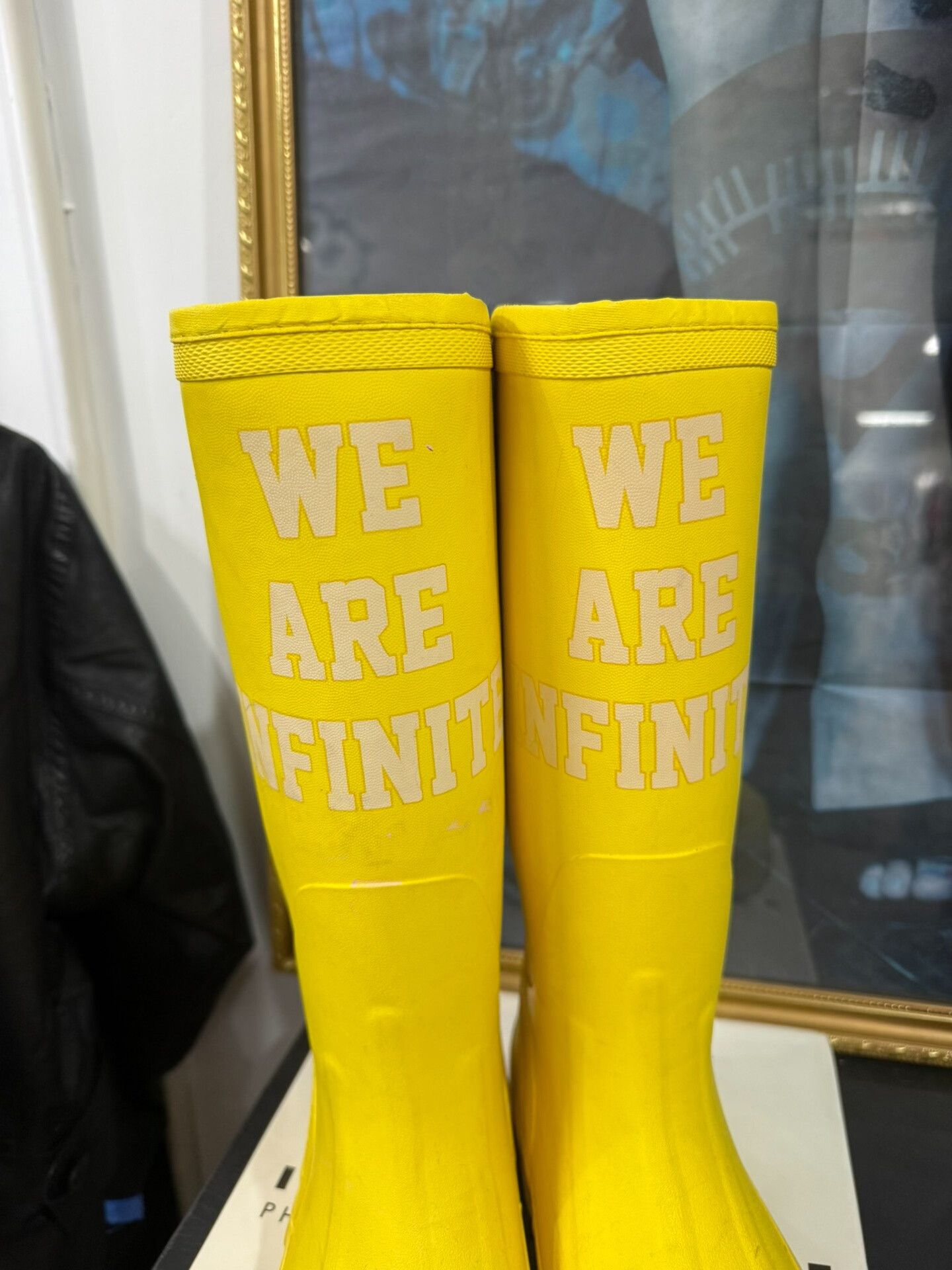 Comme des Garcons undercover we are infinite rain boots Size US 8 / EU 41 - 3 Thumbnail
