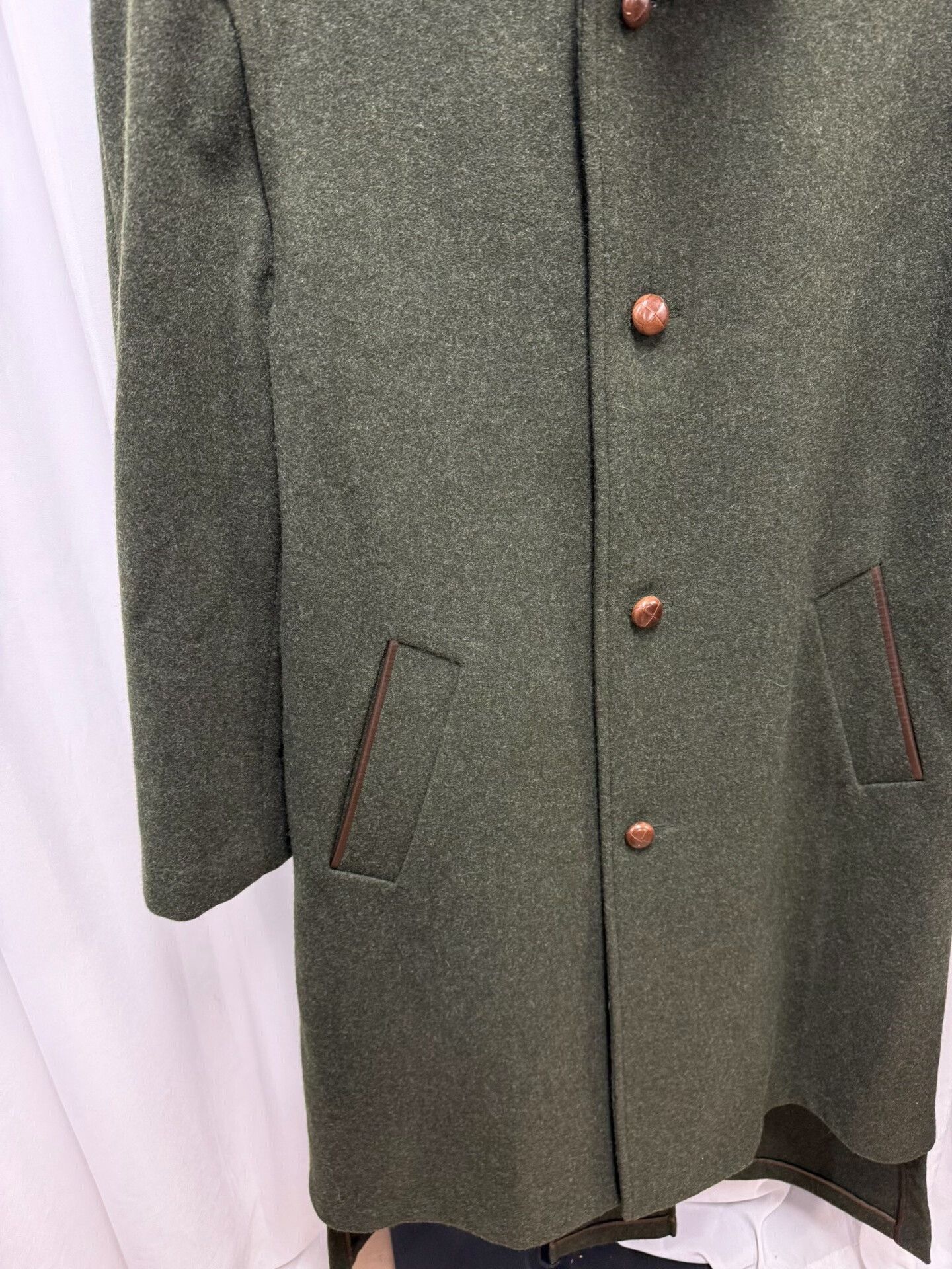 Maison Margiela thick wool coat with unique design Size L / US 10 / IT 46 - 6 Thumbnail