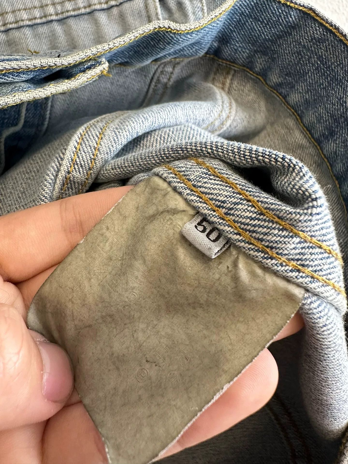 Helmut Lang helmut lang distressed denim jacket size 50 Size US L / EU 52-54 / 3 - 8 Thumbnail