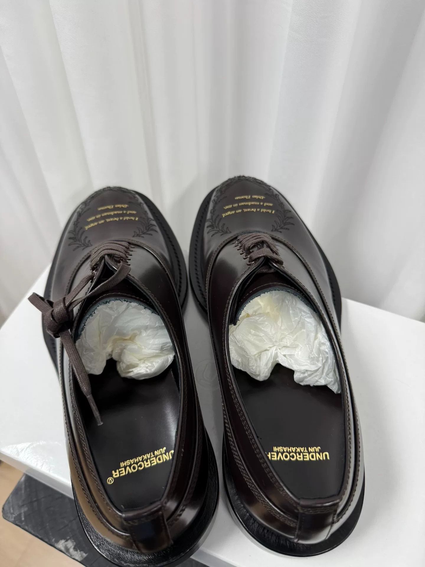 Comme des Garcons UNDERCOVER Poetry Derby Shoes in Size M Size US 10 / EU 43 - 5 Thumbnail