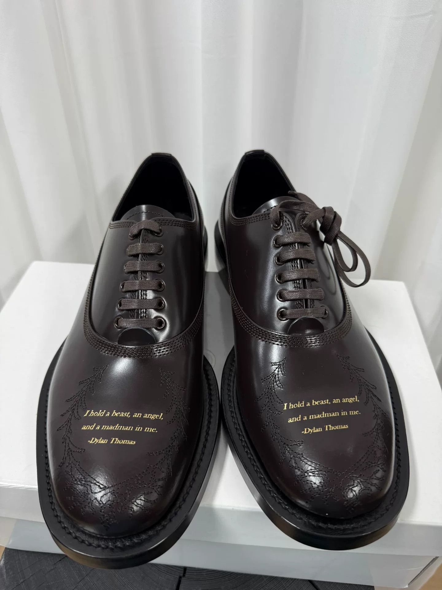 Comme des Garcons UNDERCOVER Poetry Derby Shoes in Size M Size US 10 / EU 43 - 3 Thumbnail