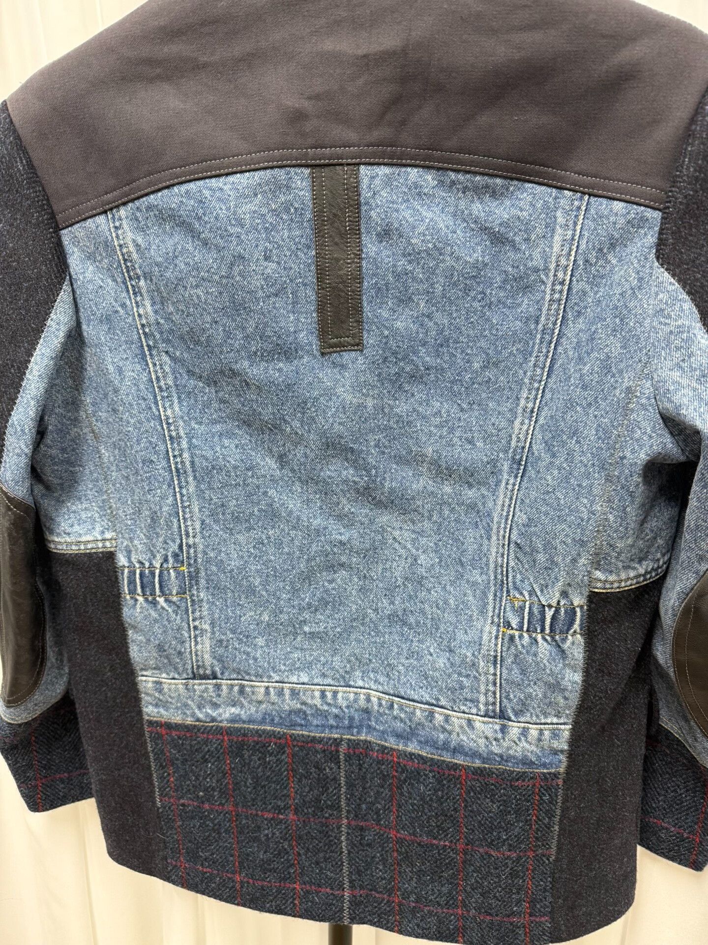 Junya Watanabe junya watanabe man denim jacket with leather Size US XS / EU 42 / 0 - 6 Thumbnail