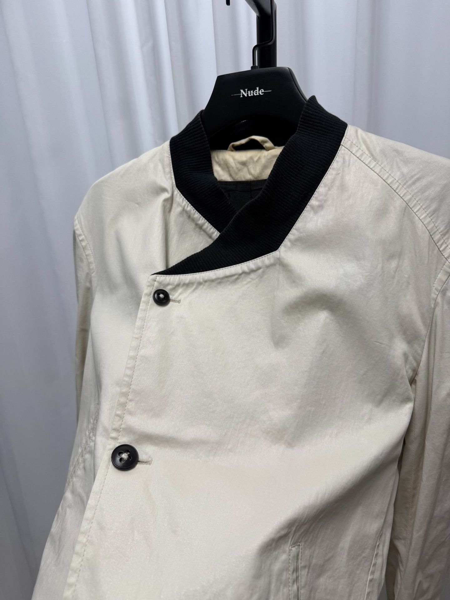 Ann Demeulemeester asymmetrical beige jacket size S Size US S / EU 44-46 / 1 - 3 Thumbnail