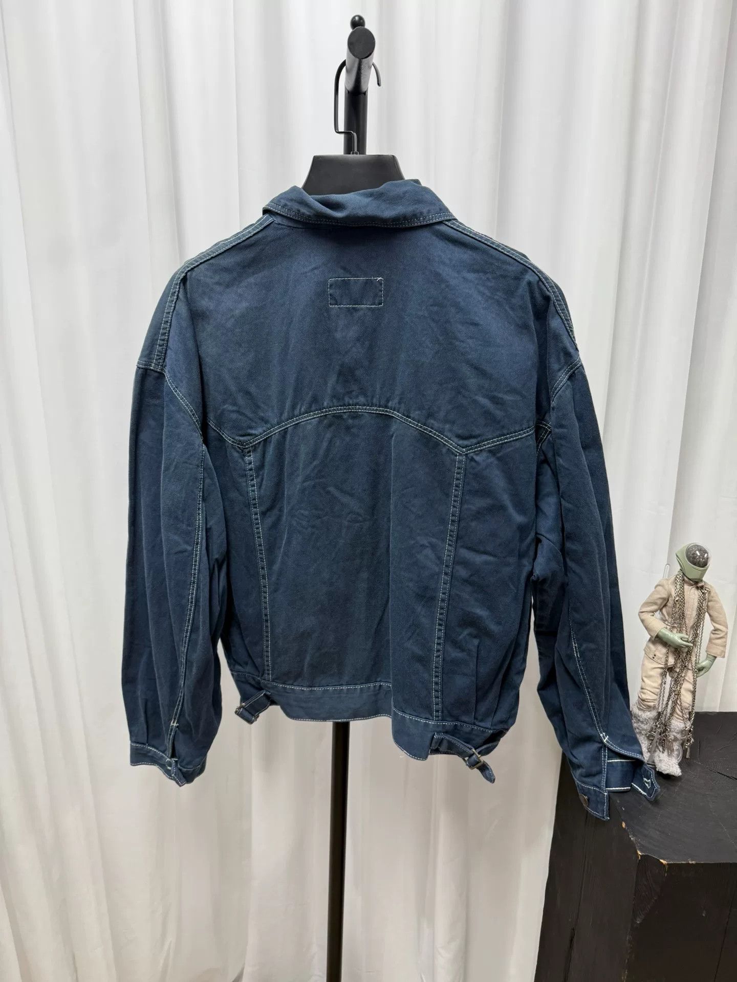 Dries Van Noten drapes van noten canvas oversized jacket Size US L / EU 52-54 / 3 - 8 Thumbnail