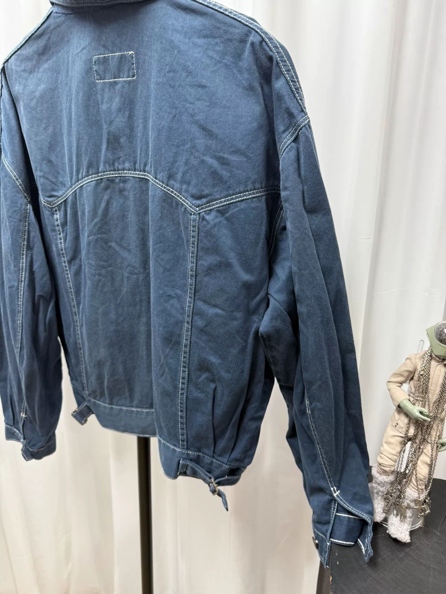 Dries Van Noten drapes van noten canvas oversized jacket Size US L / EU 52-54 / 3 - 9 Thumbnail