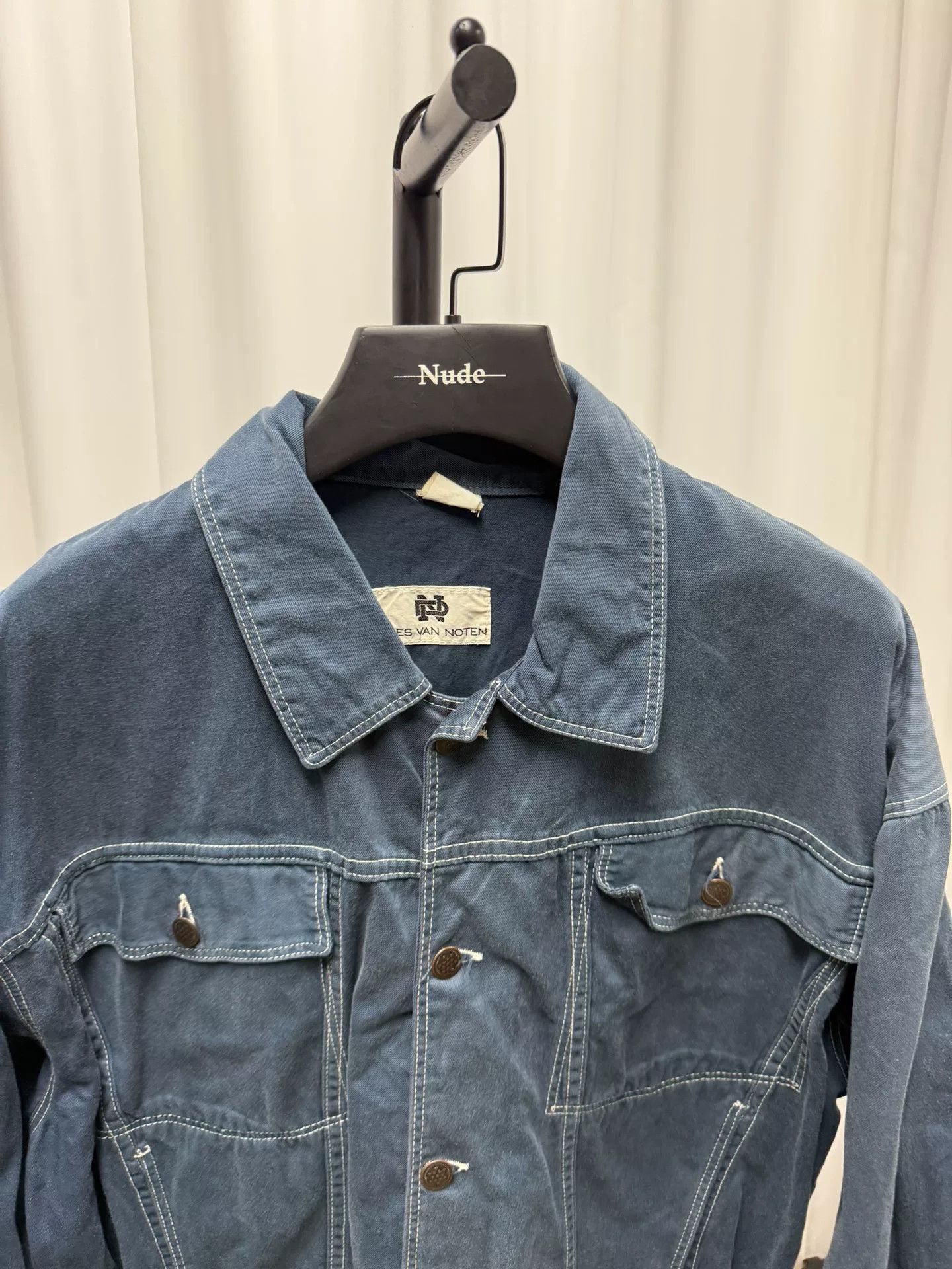Dries Van Noten drapes van noten canvas oversized jacket Size US L / EU 52-54 / 3 - 4 Thumbnail