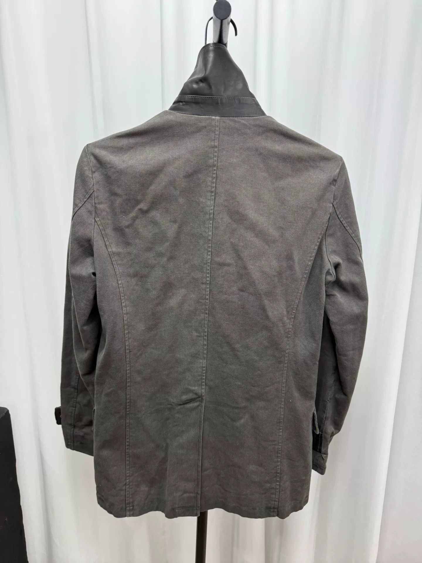 Comme des Garcons Homme Backlash jacket with Leather Details Size US L / EU 52-54 / 3 - 9 Thumbnail