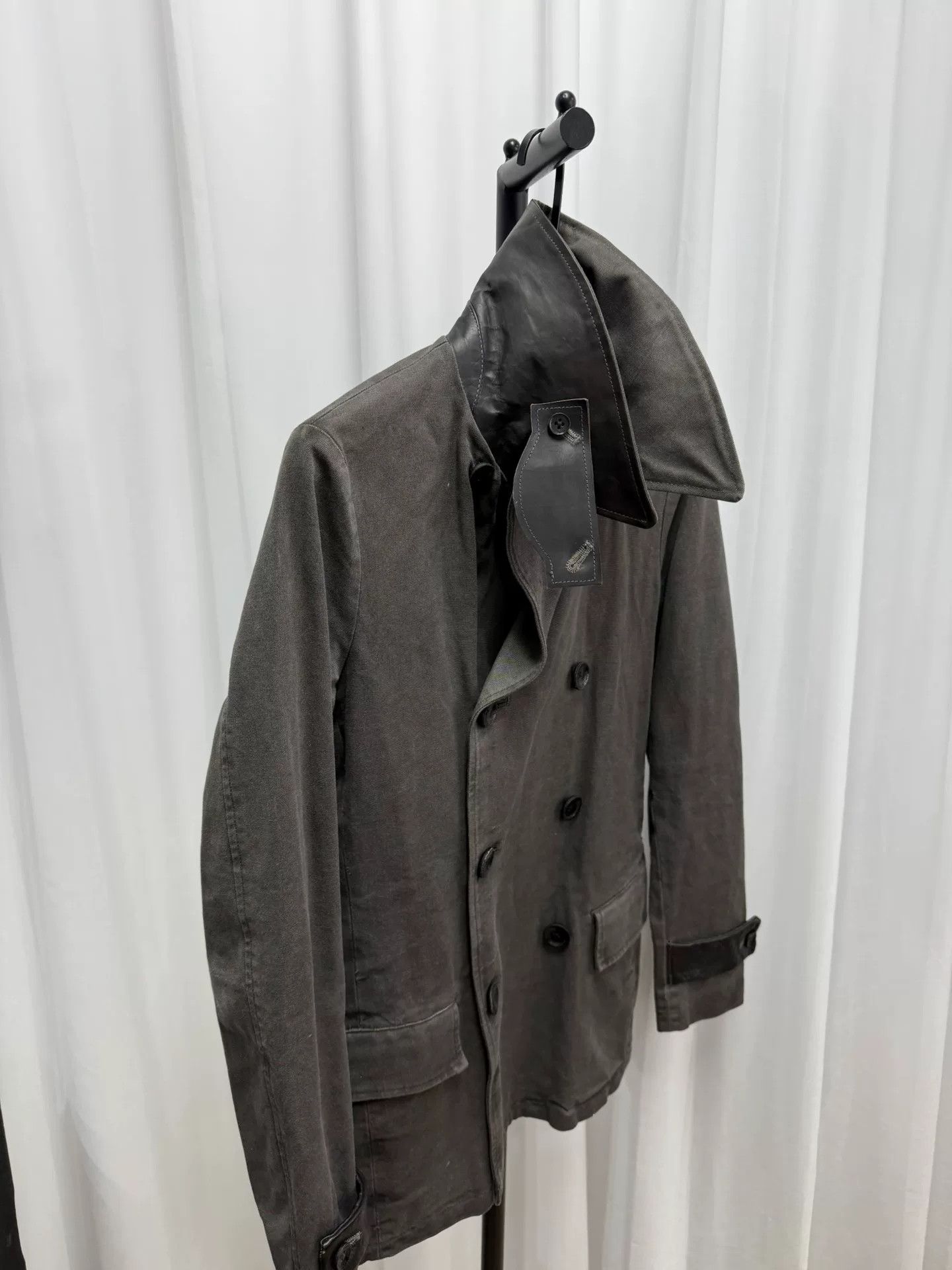 Comme des Garcons Homme Backlash jacket with Leather Details Size US L / EU 52-54 / 3 - 5 Thumbnail