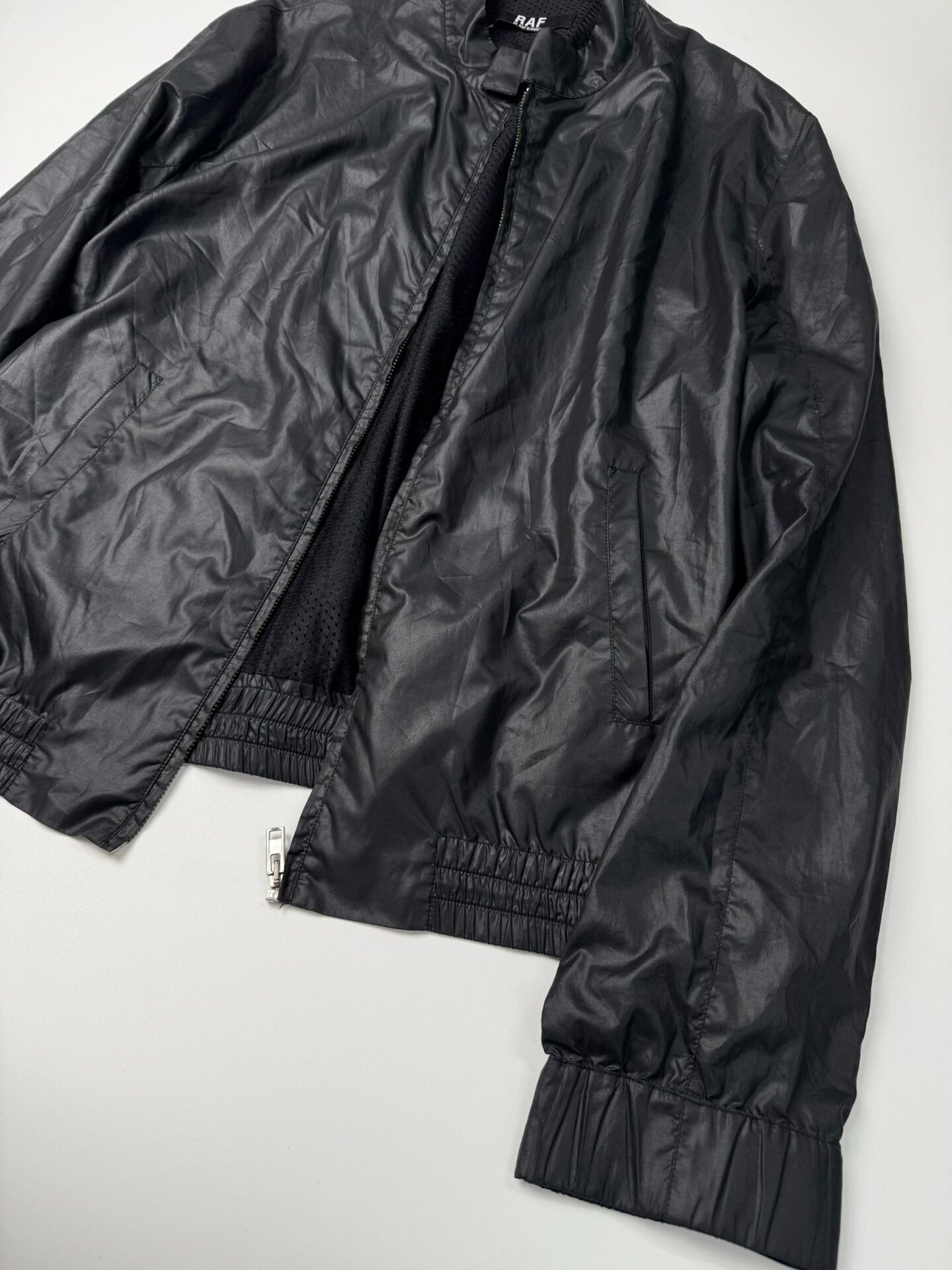 Raf Simons raf simons black motorcycle jacket size 50 Size US L / EU 52-54 / 3 - 3 Thumbnail