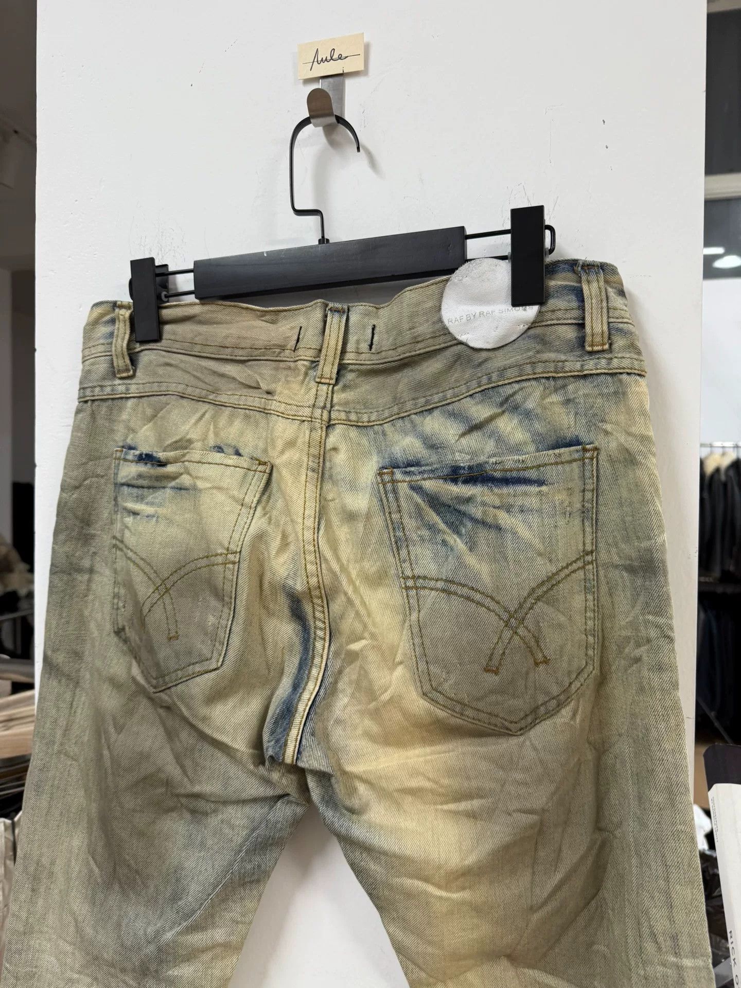 Raf Simons raf simons water-washed denim pants size M Size US 34 / EU 50 - 8 Thumbnail