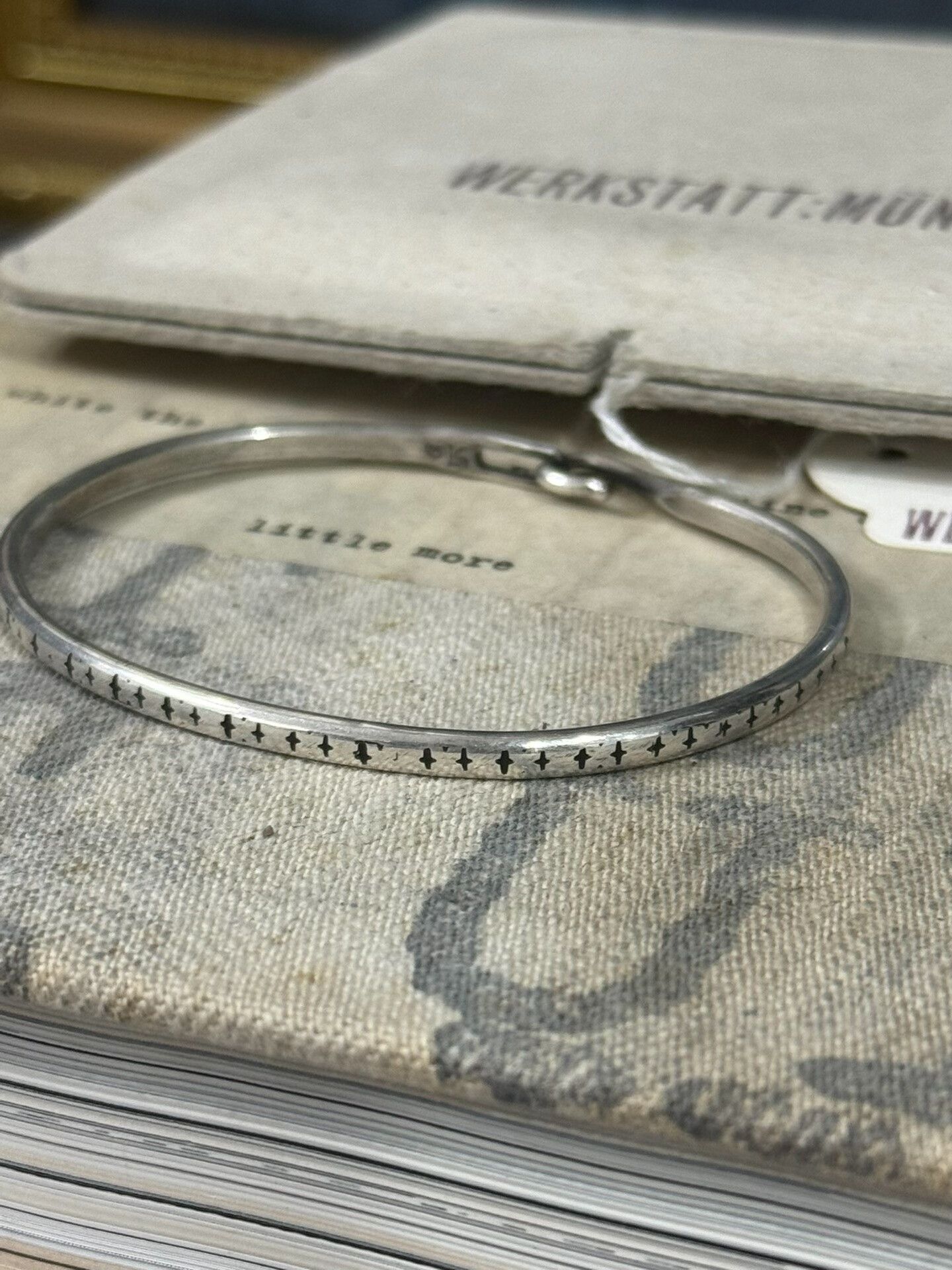 Werkstatt Munchen Werkstatt Munchen Silver Cross Bracelet Size S Size ONE SIZE - 2 Thumbnail