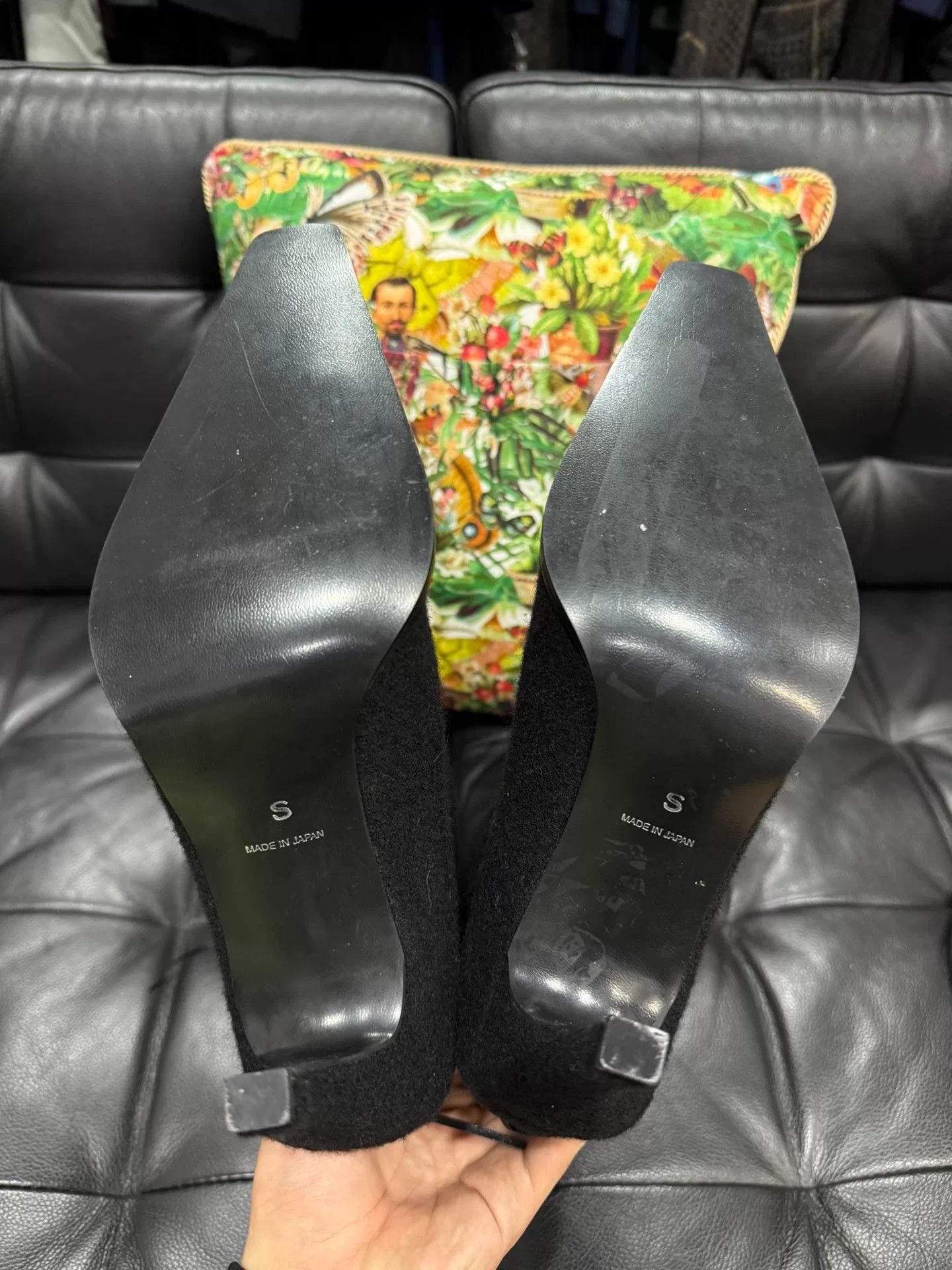 Comme des Garcons undercover guru guru embroidered insect long boots Size US 6 / EU 39 - 9 Thumbnail