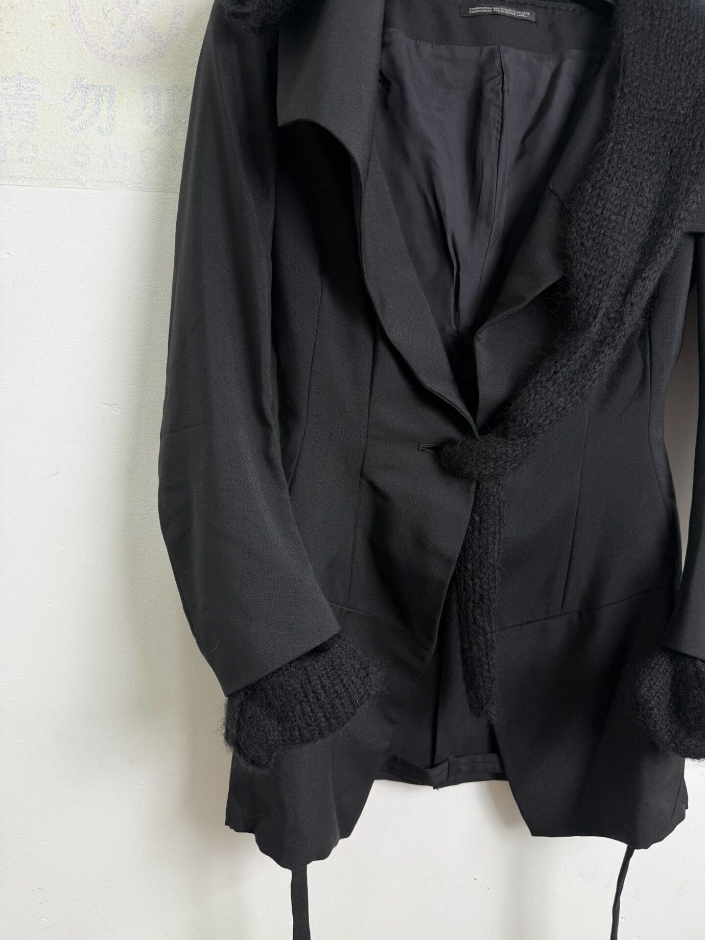 Yohji Yamamoto yohji yamamoto deconstructed wool suit jacket Size US XS / EU 42 / 0 - 5 Thumbnail