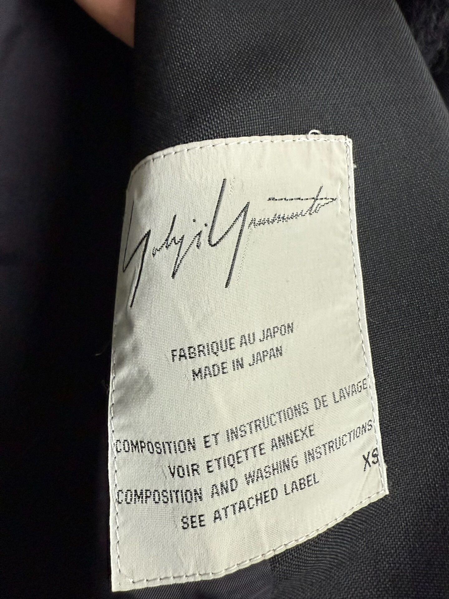 Yohji Yamamoto yohji yamamoto deconstructed wool suit jacket Size US XS / EU 42 / 0 - 8 Thumbnail