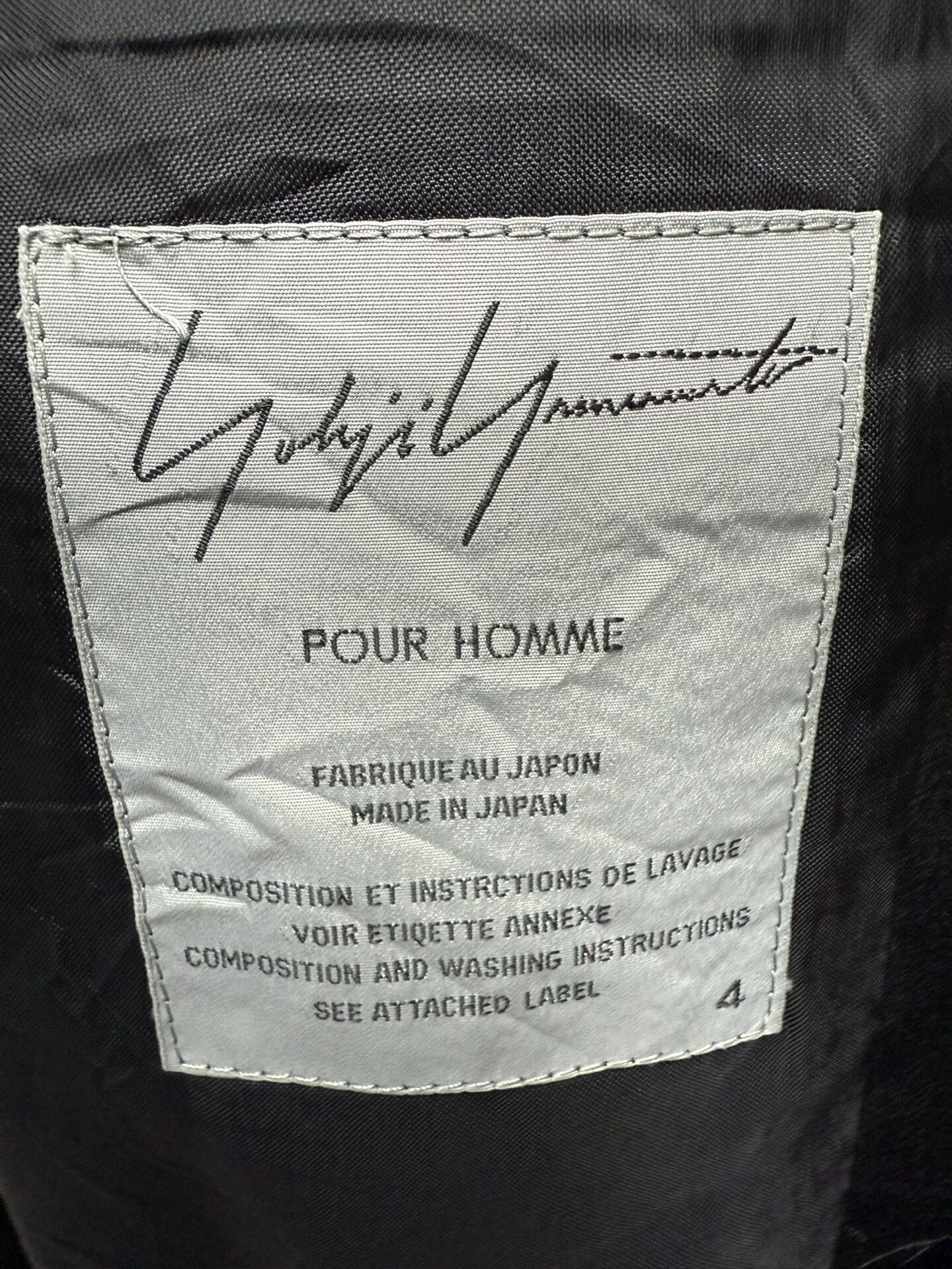 Yohji Yamamoto yohji yamamoto black duffle coat with horn buttons Size US L / EU 52-54 / 3 - 6 Thumbnail