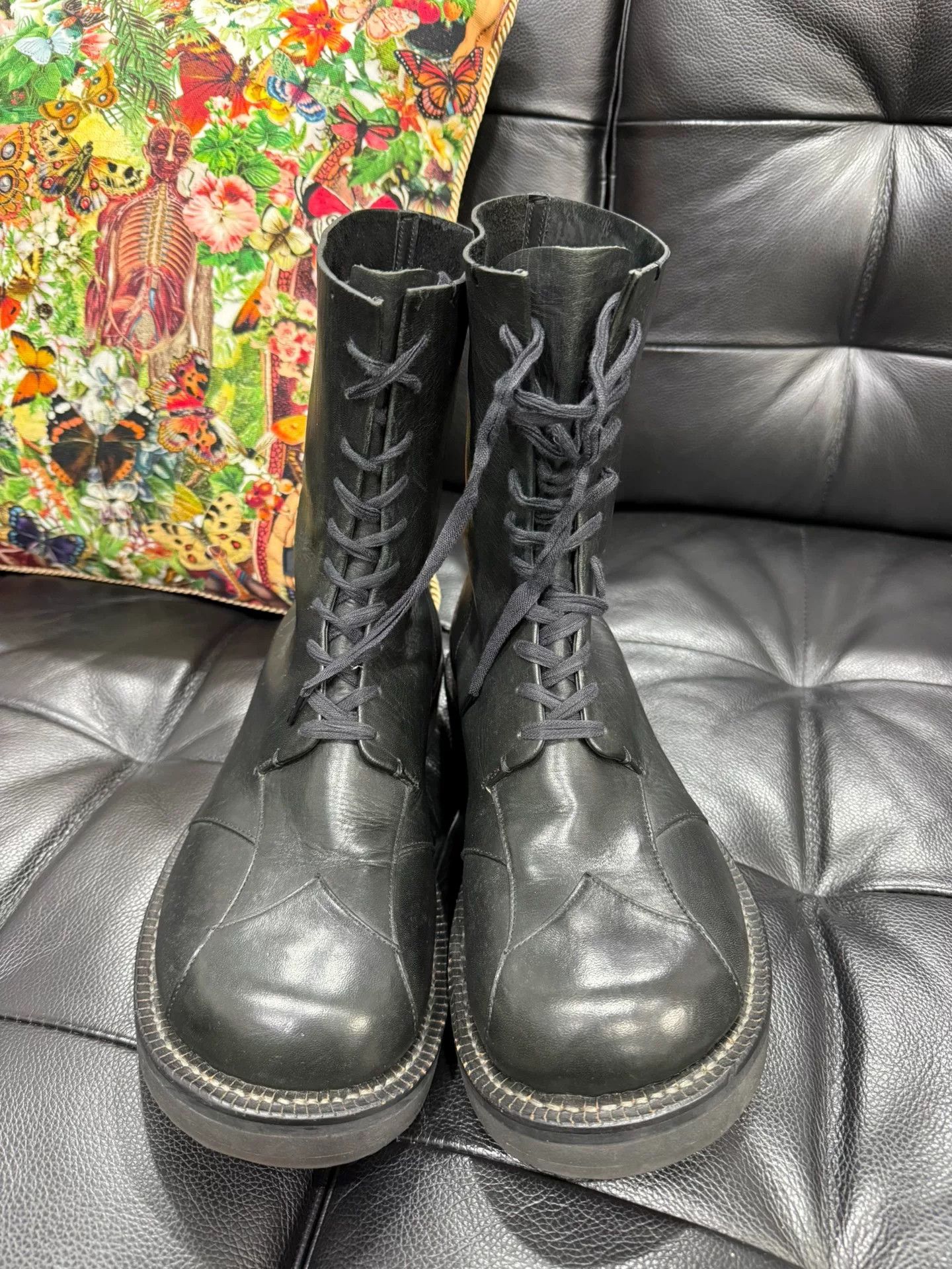 Comme des Garcons thick sole black boots for UK size 8 Size US 10 / EU 43 - 2 Thumbnail