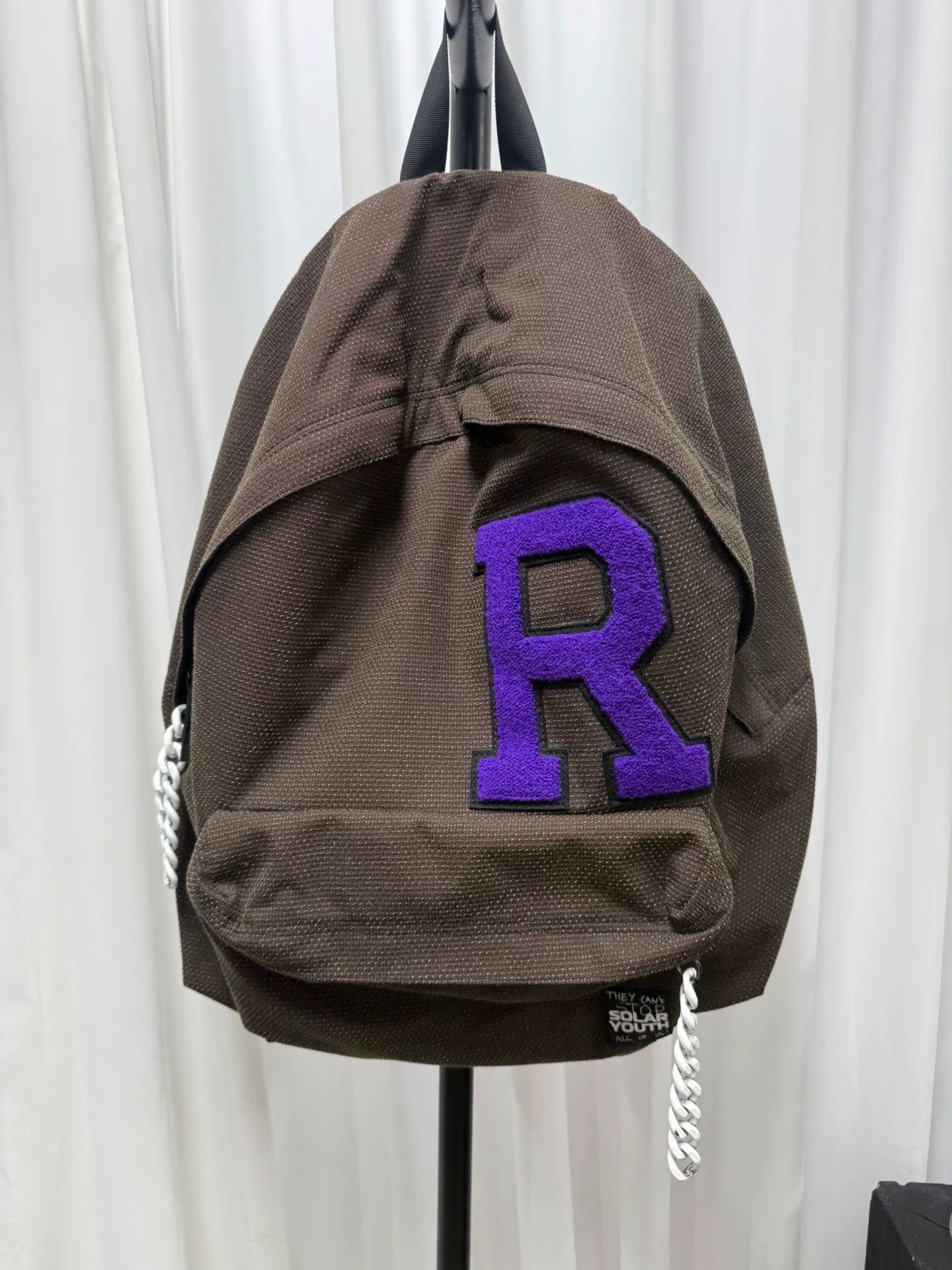 Raf Simons raf simons plush chain backpack in brown Size ONE SIZE - 2 Thumbnail