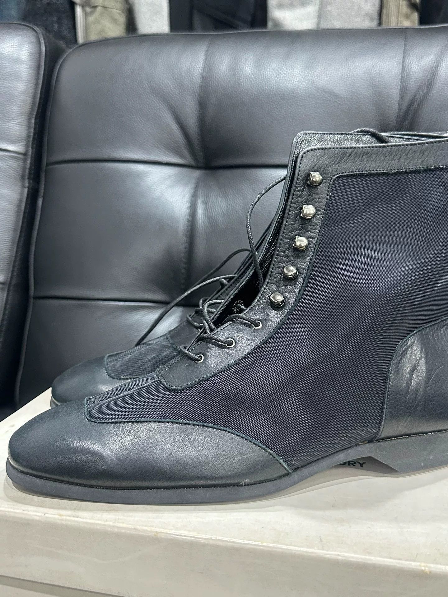 Issey Miyake issey miyake cowhide mesh ankle boots Size US 6 / EU 39 - 2 Thumbnail